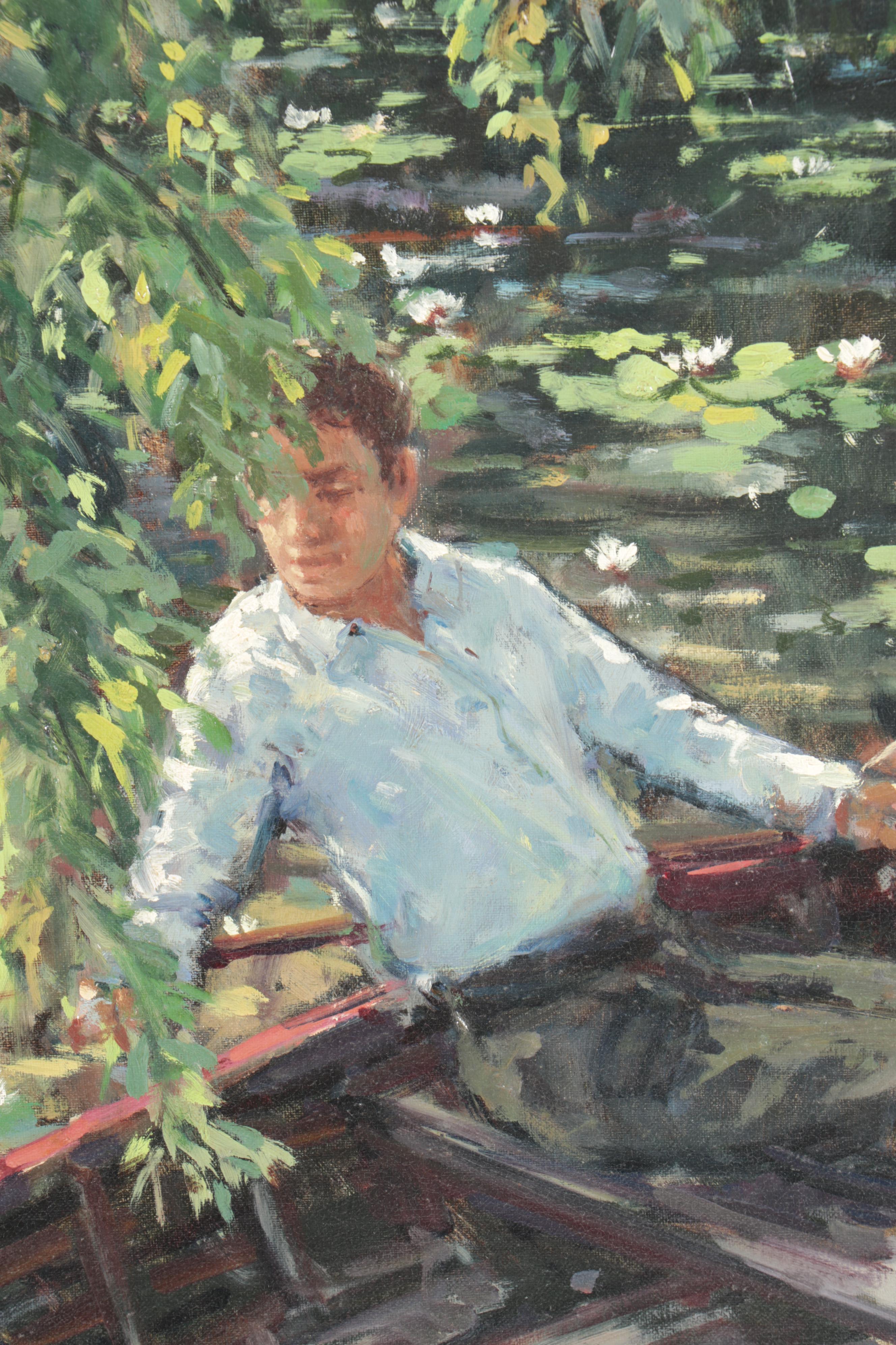 Hennie DeKorte Oil Painting "Romantic Boat Ride"