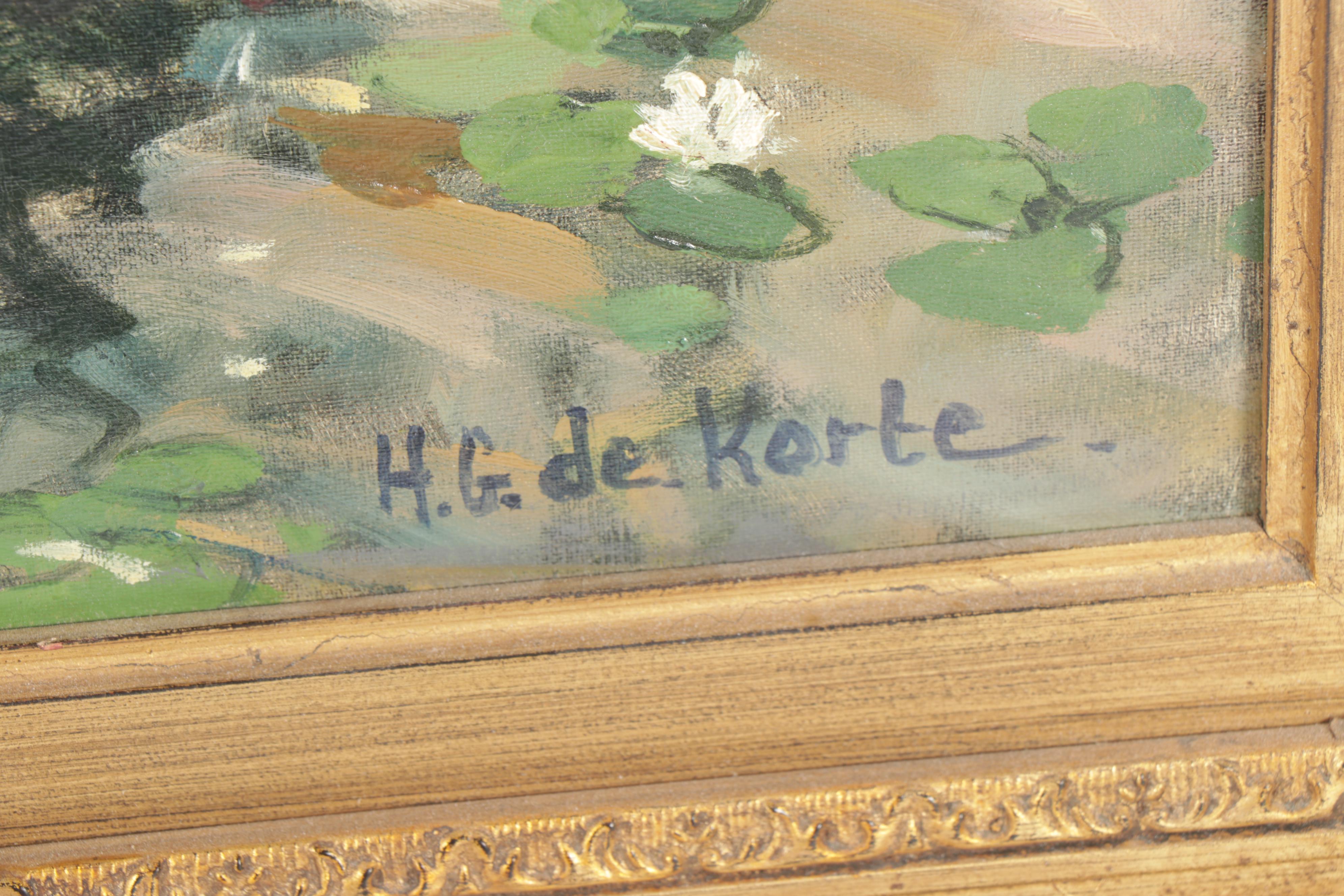 Hennie DeKorte Oil Painting "Romantic Boat Ride"