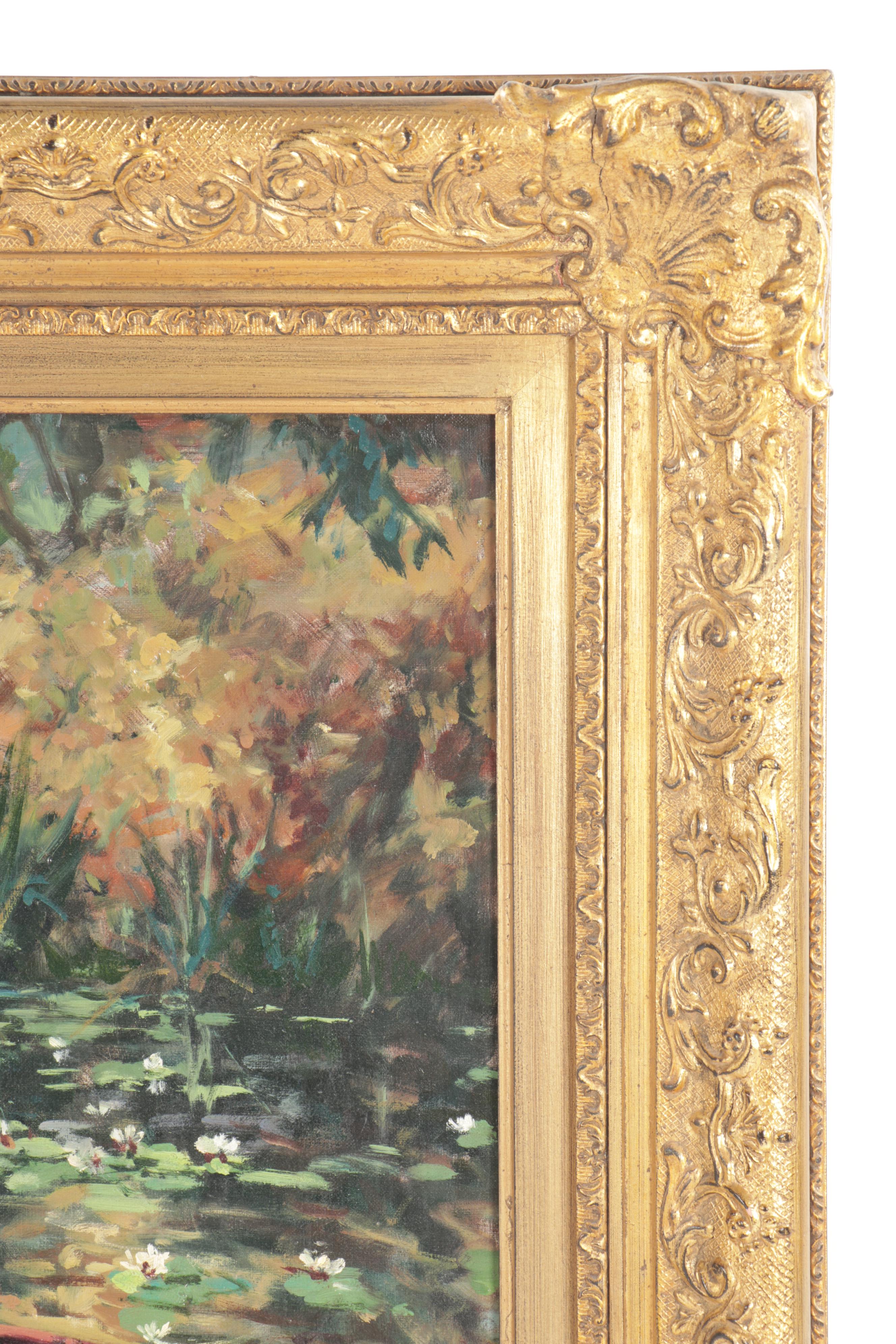 Hennie DeKorte Oil Painting "Romantic Boat Ride"