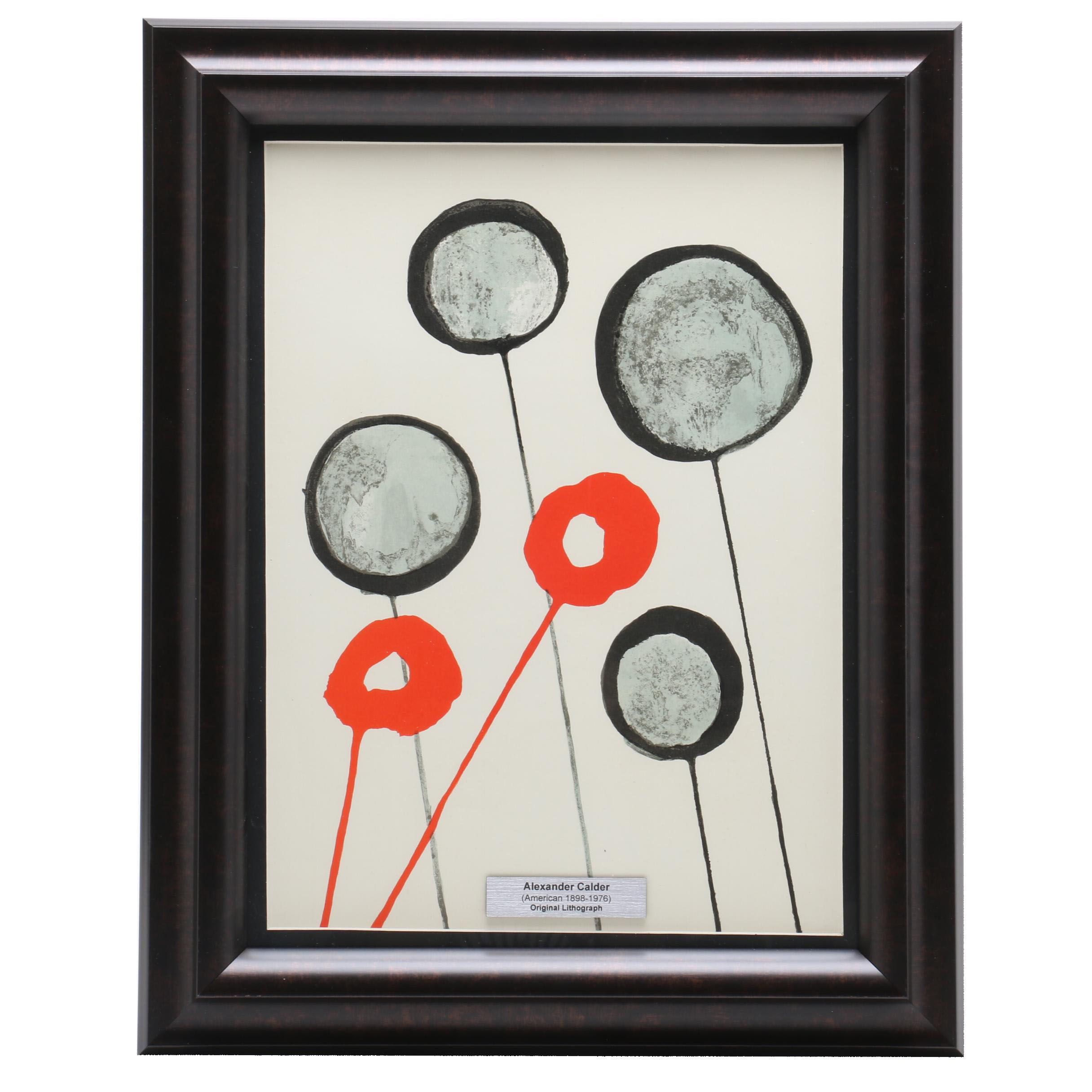 Alexander Calder Lithograph from "Derrière le Miroir"