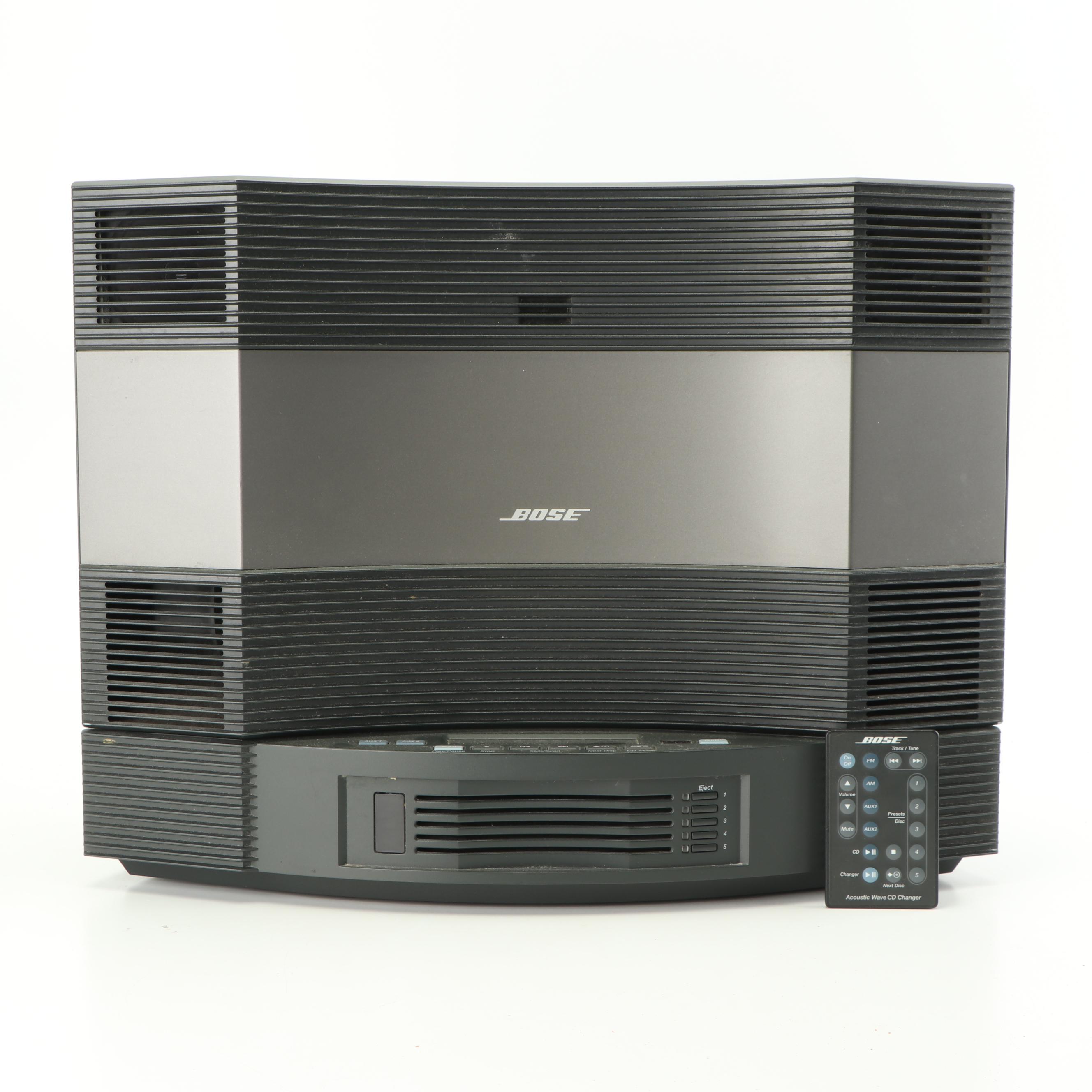Bose Acoustic Wave Music System Model CD-3000 and Multi-Disc Changer