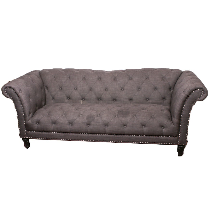 Contemporary Chesterfield Sofa by American Signature Inc.