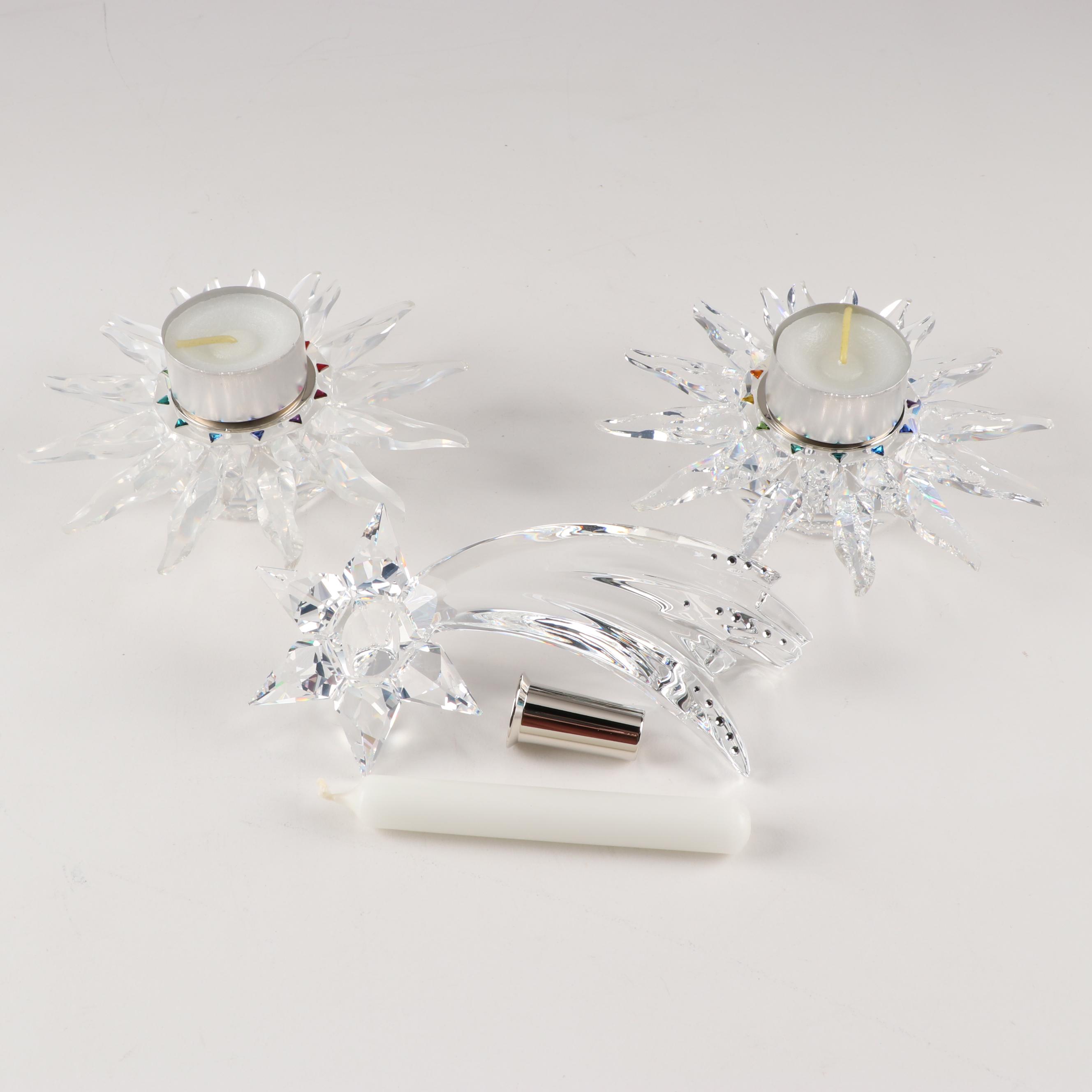 Swarovski Crystal Candle Holders