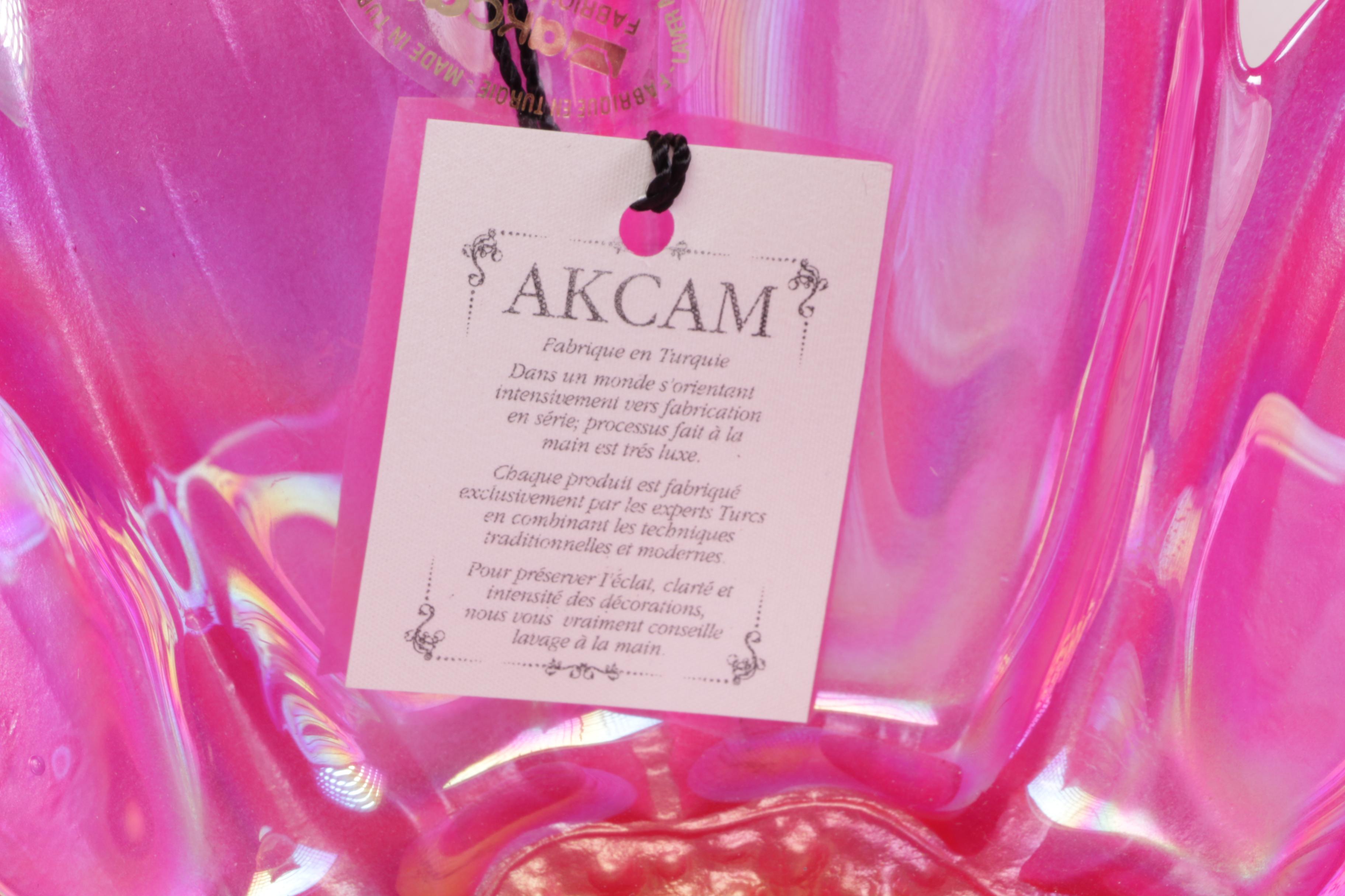 Akcam Turkish Art Glass Decorative Bowls