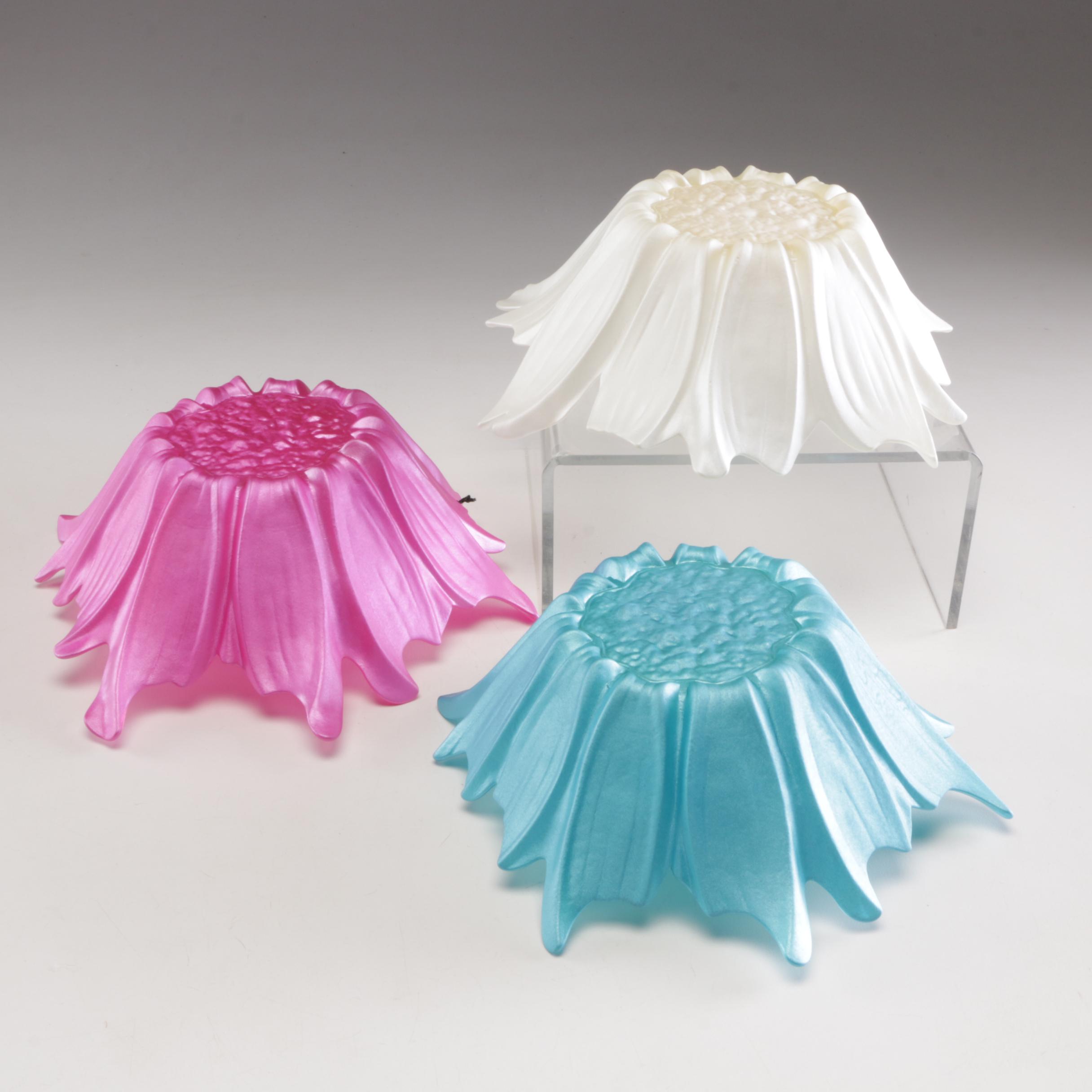 Akcam Turkish Art Glass Decorative Bowls