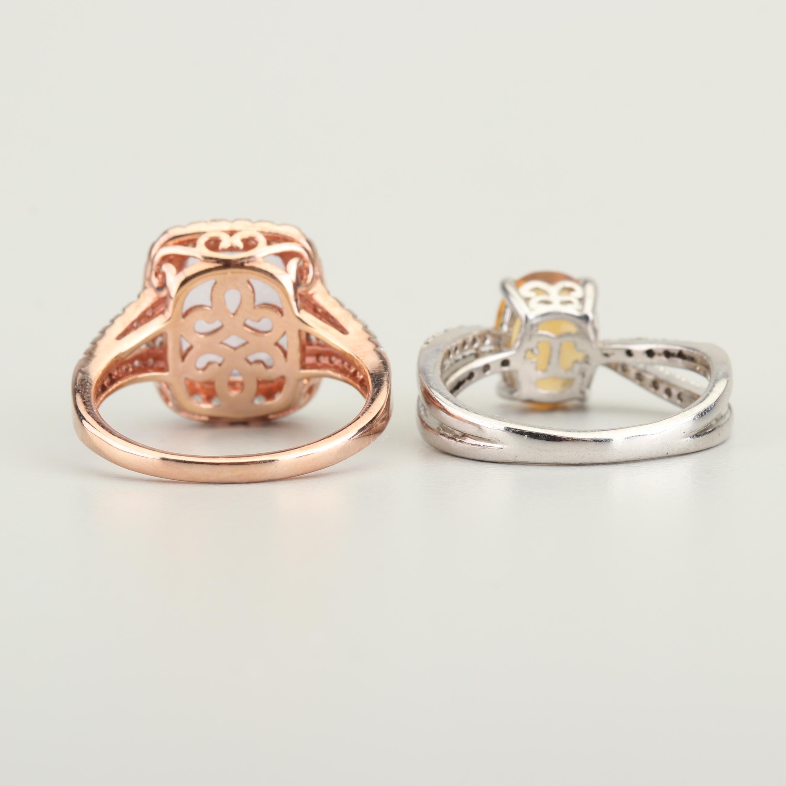 Sterling Silver Gemstone Rings