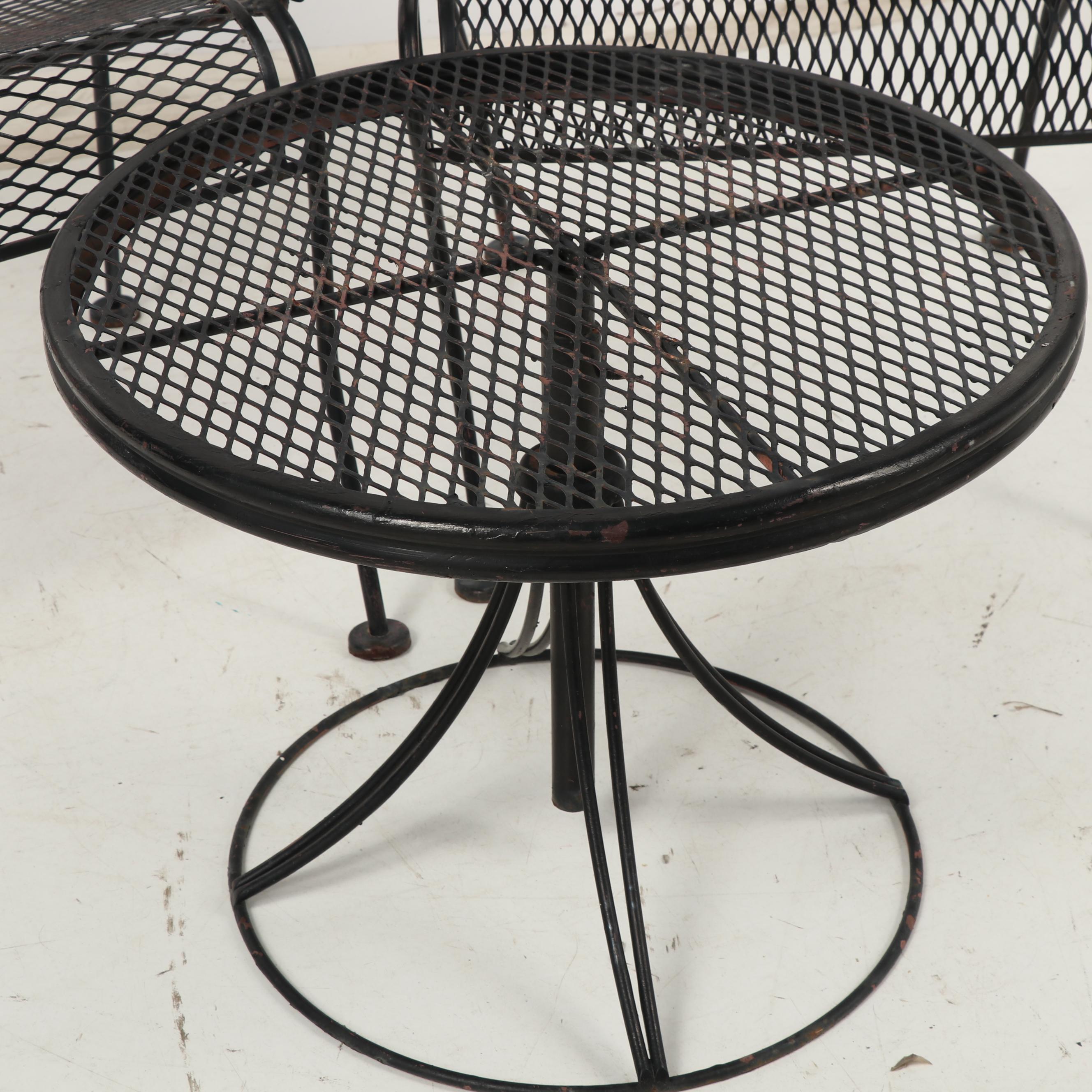 Pair of Patio Chairs and Table