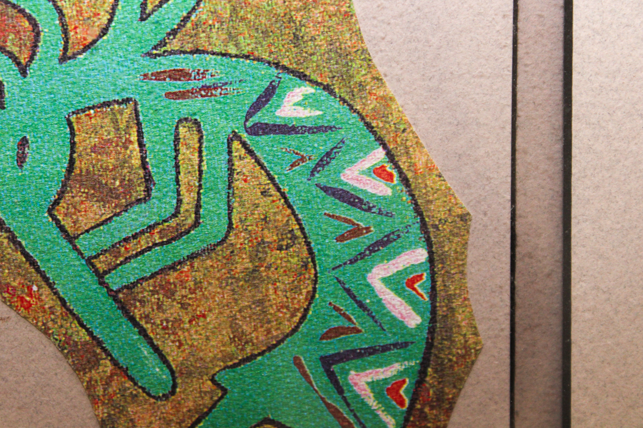 D. Stowell Serigraph of Kokopelli