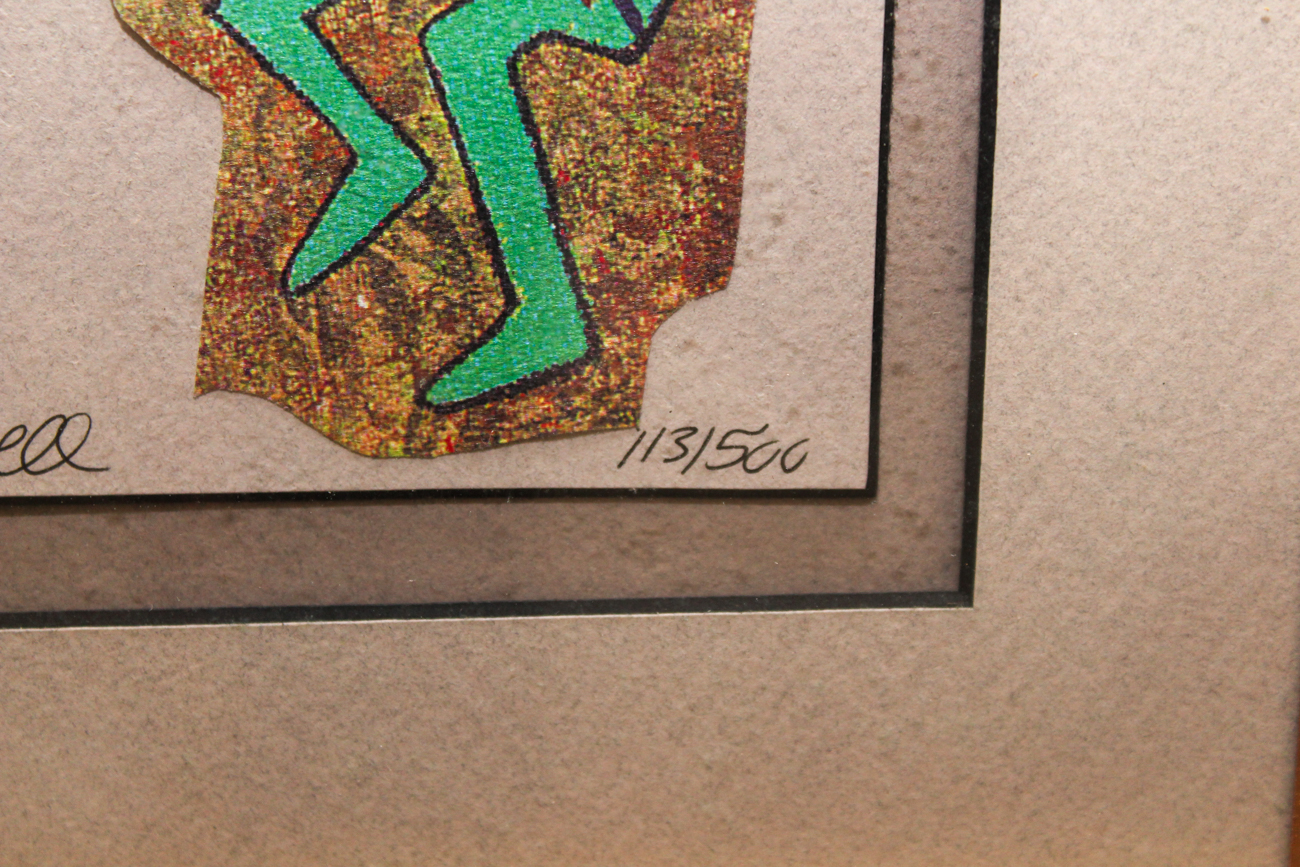 D. Stowell Serigraph of Kokopelli