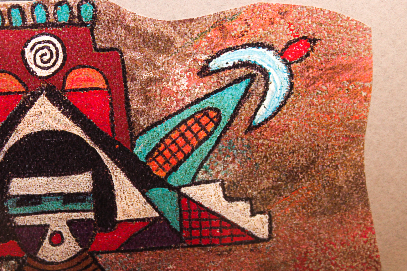 D. Stowell Serigraph with Decorative Feathers