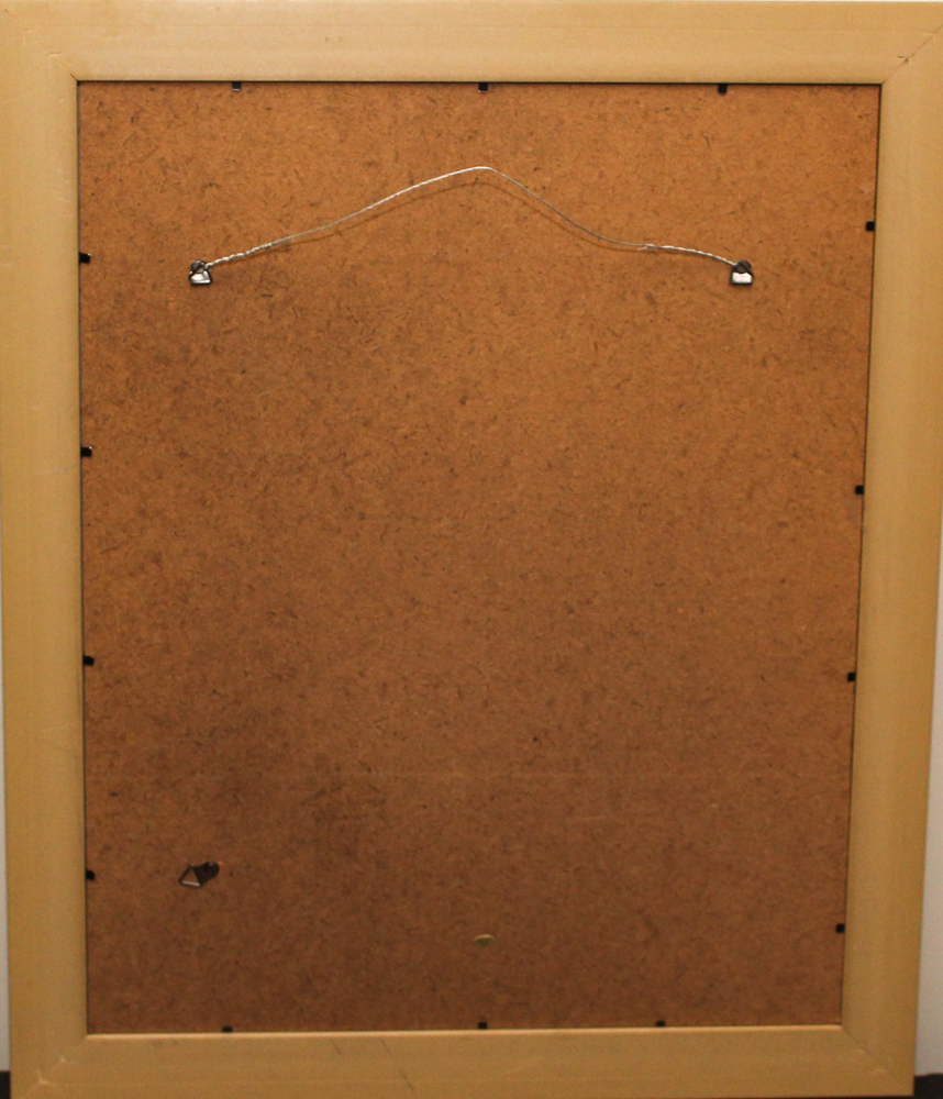 D. Stowell Serigraph with Decorative Feathers