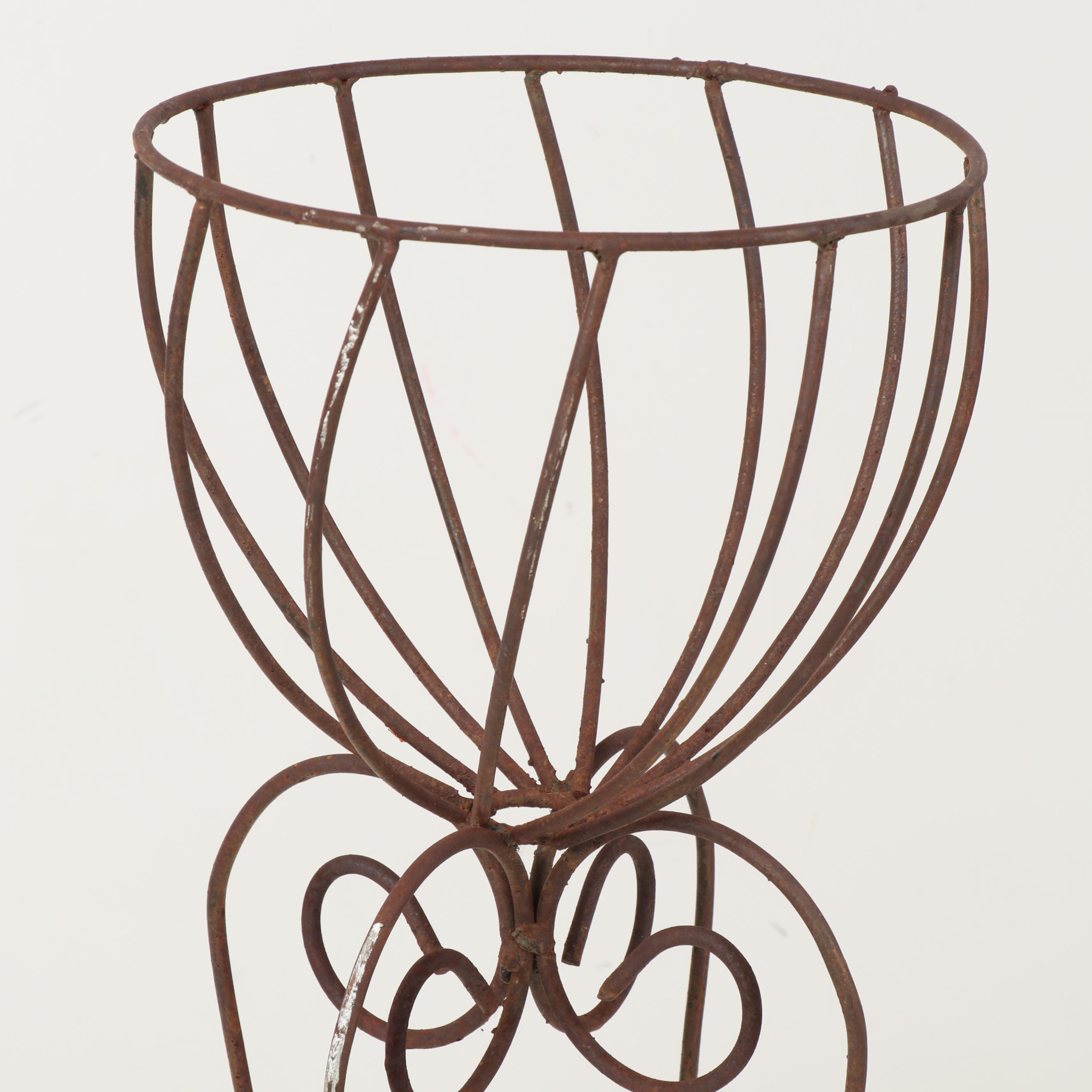 Pair of Metal Planters