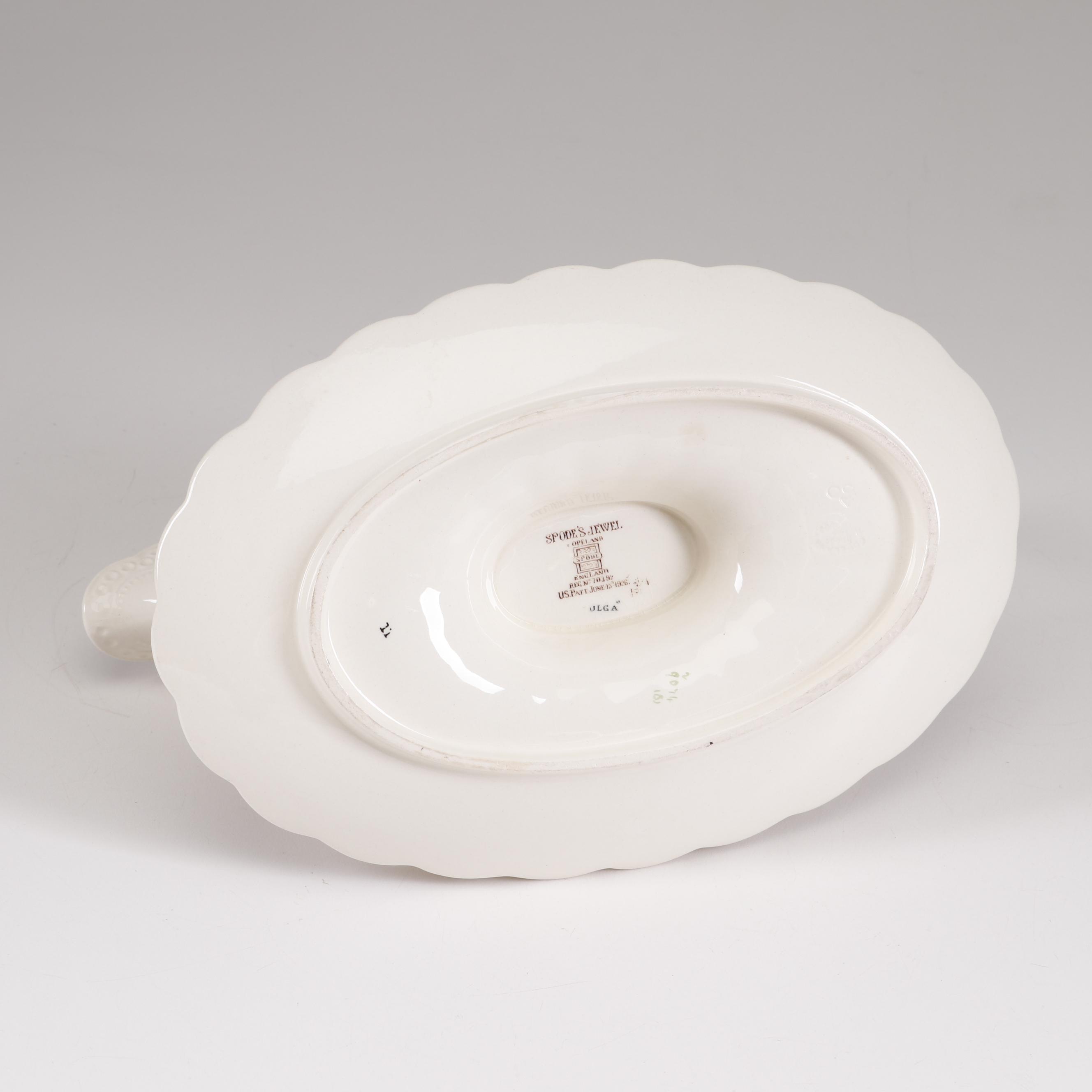 Copeland Spode "Spode's Jewel" Ironstone Tableware, Early/Mid 20th Century