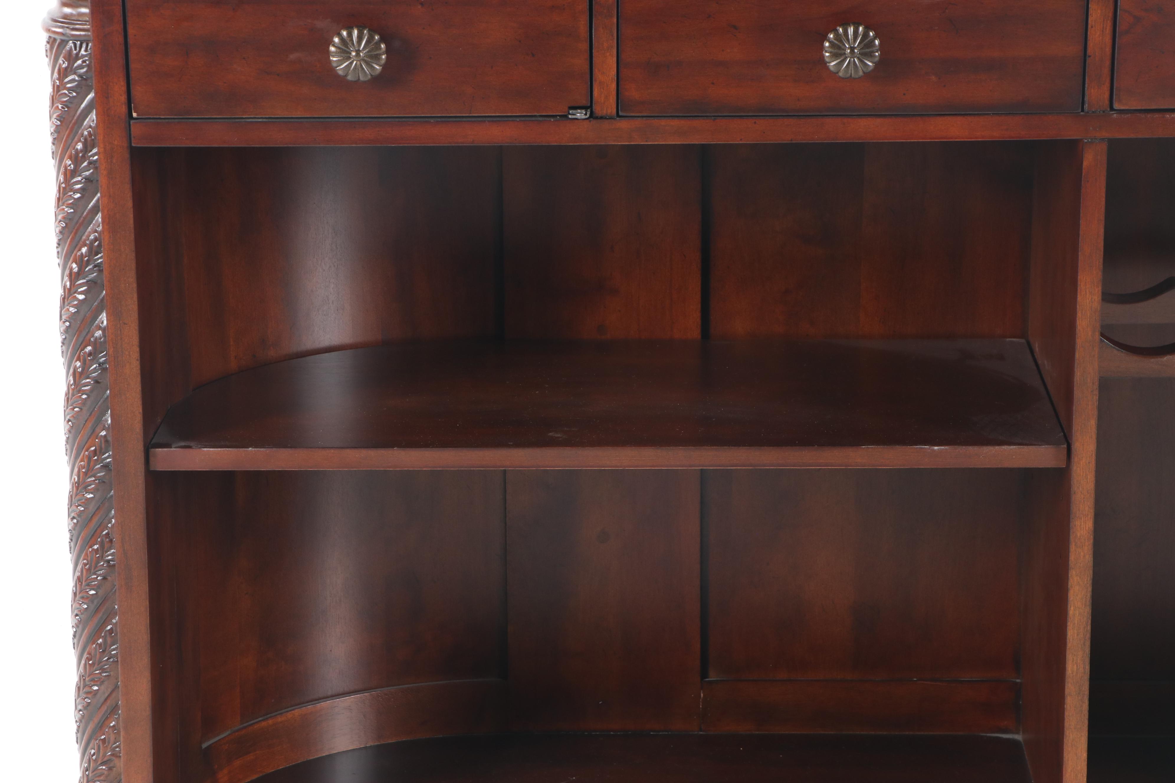 Contemporary Marble Top Bar