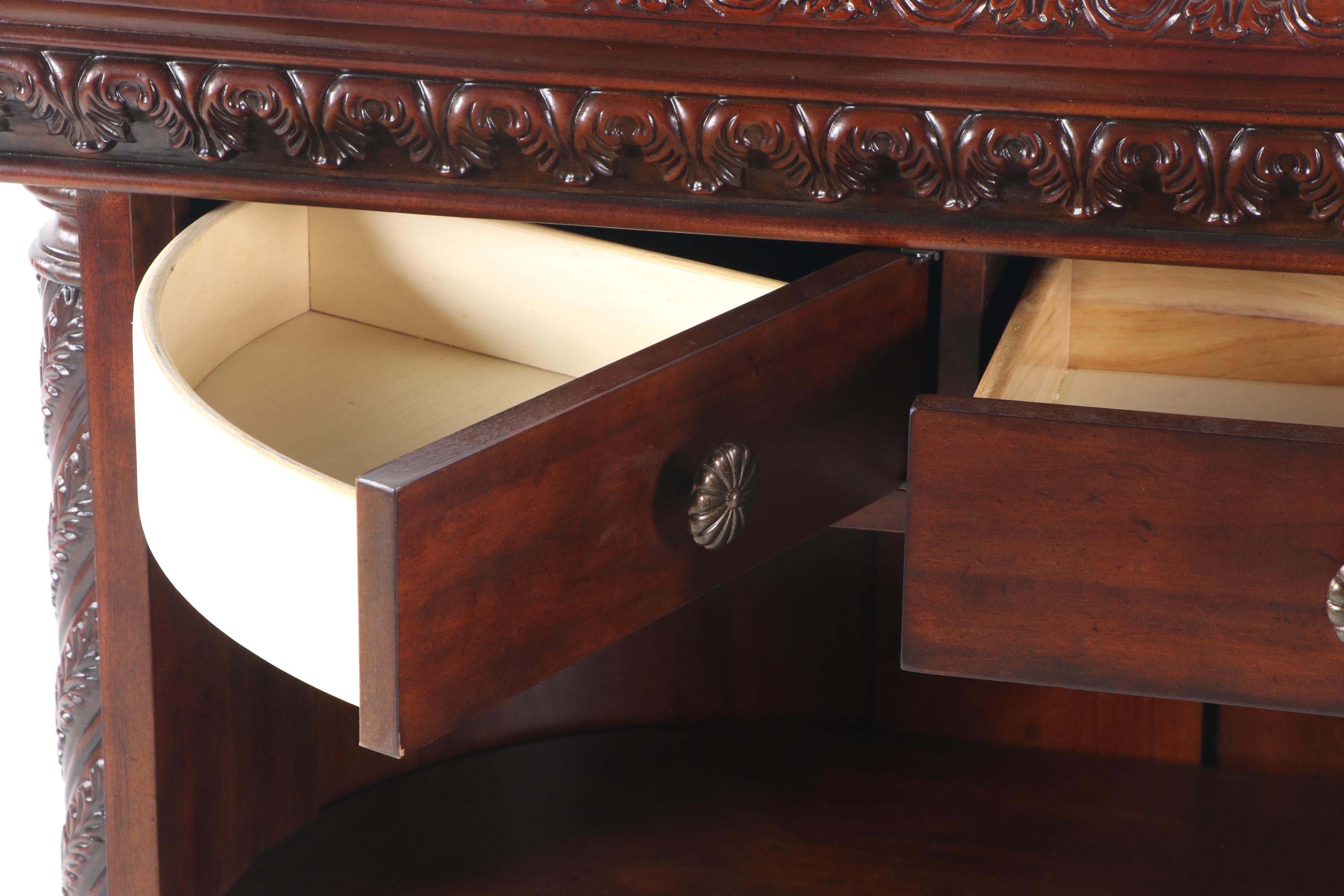 Contemporary Marble Top Bar