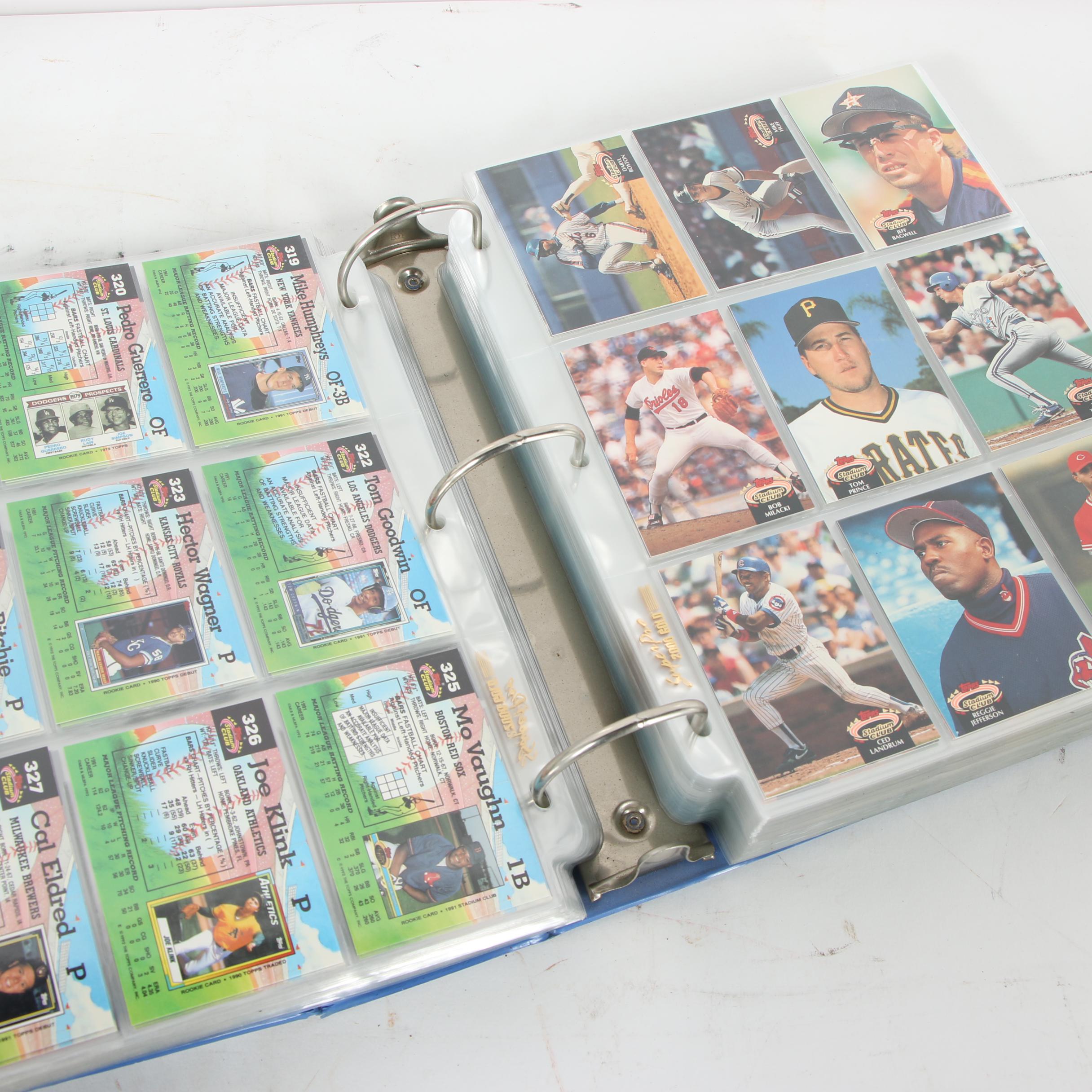Topps Stadium Club Baseball Card Collection, 1991-1994