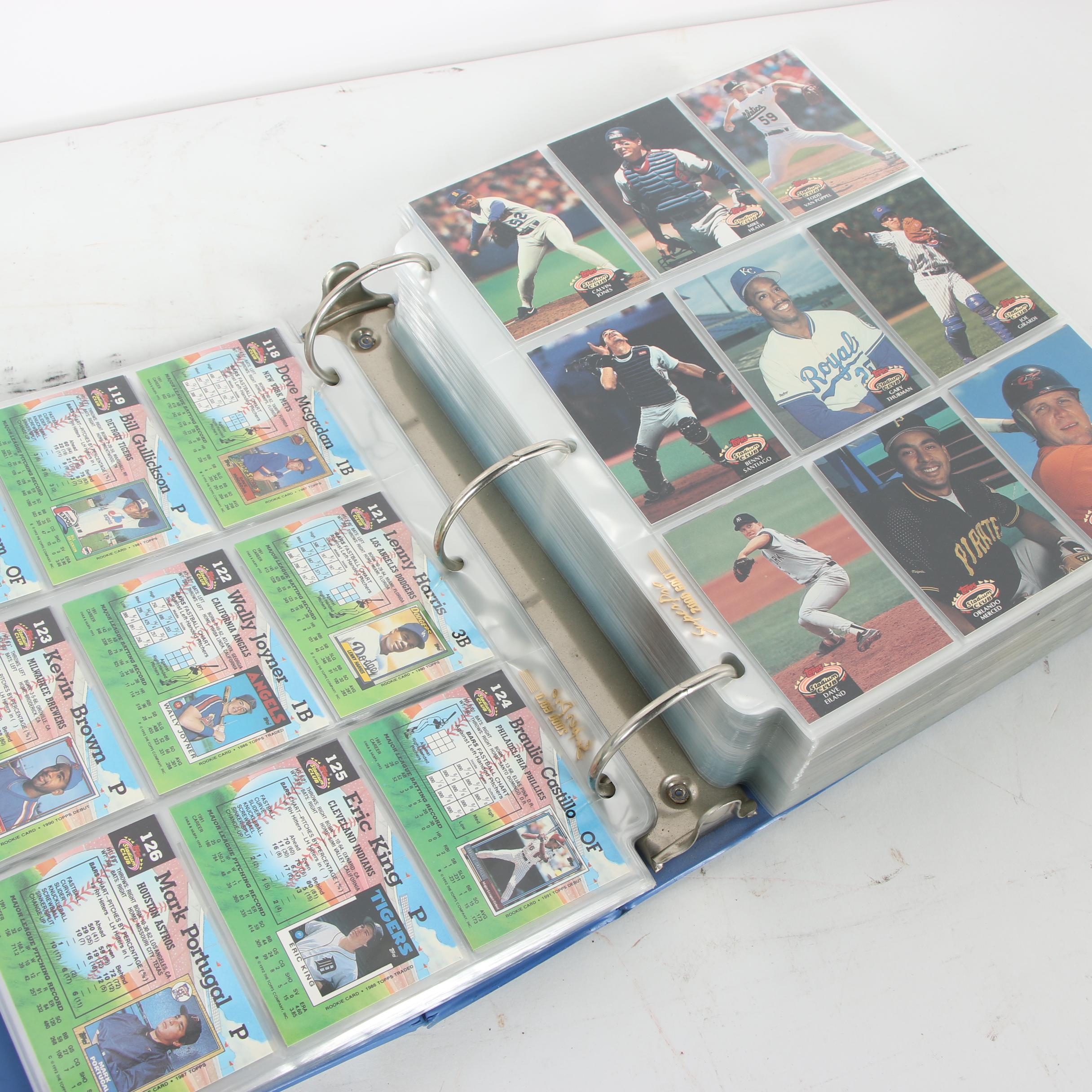 Topps Stadium Club Baseball Card Collection, 1991-1994