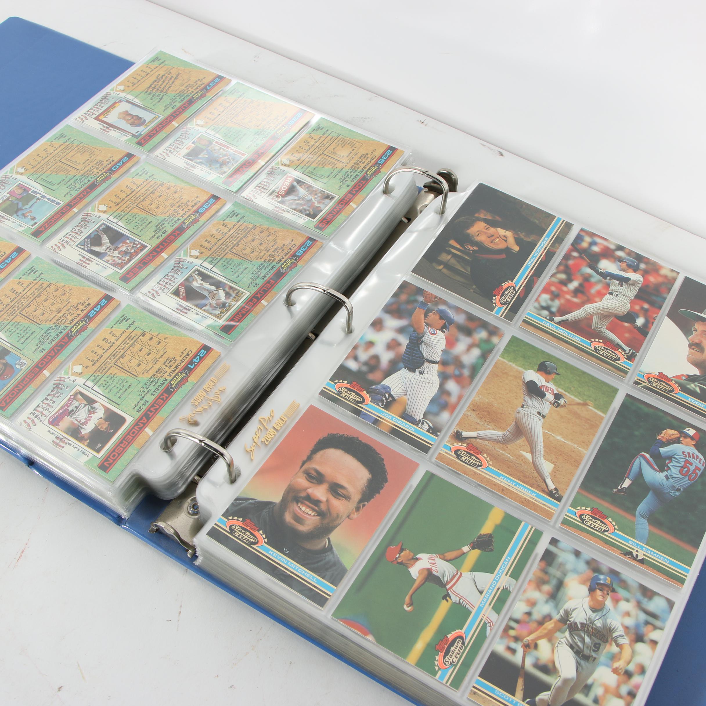 Topps Stadium Club Baseball Card Collection, 1991-1994
