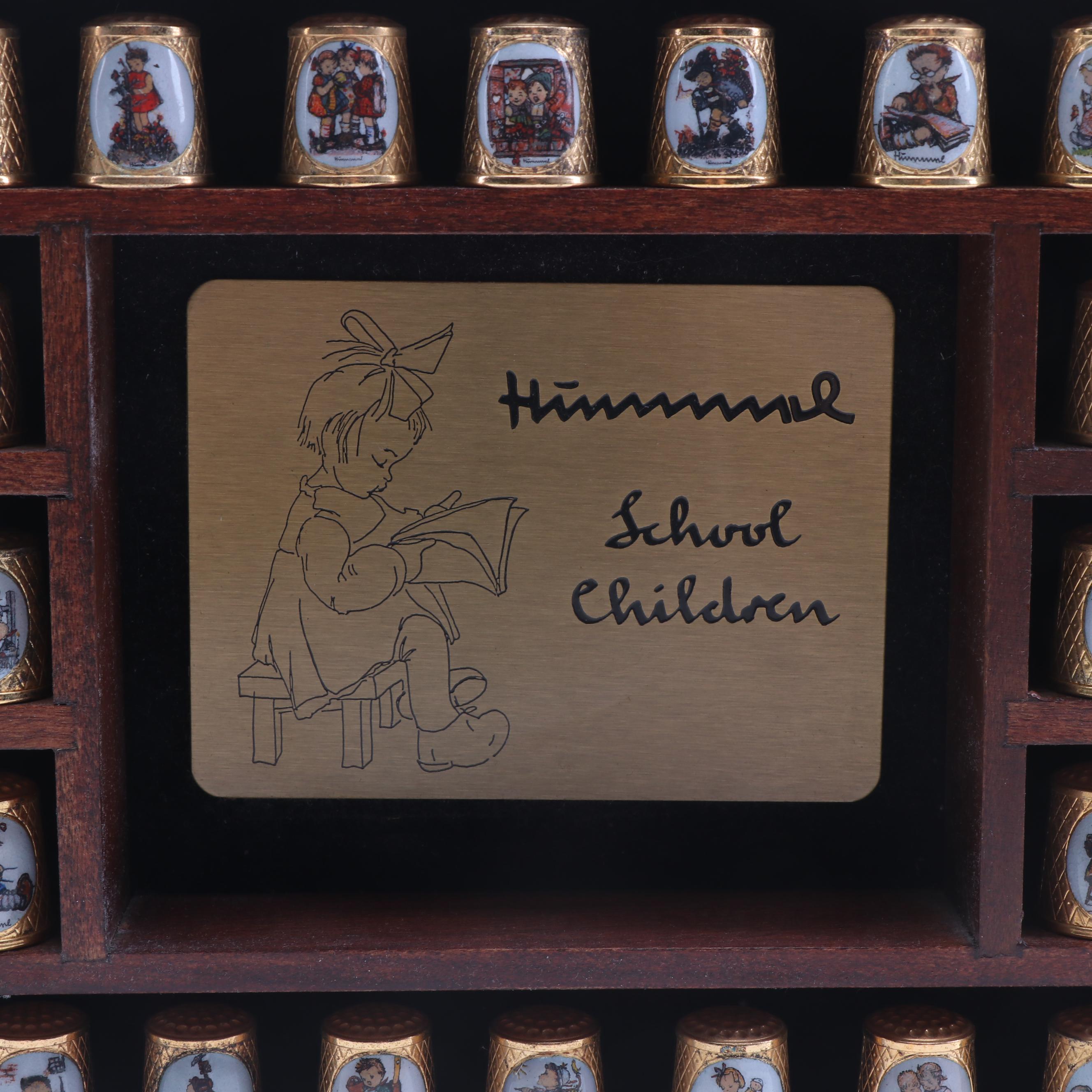 Hummel "School Children" Thimbles