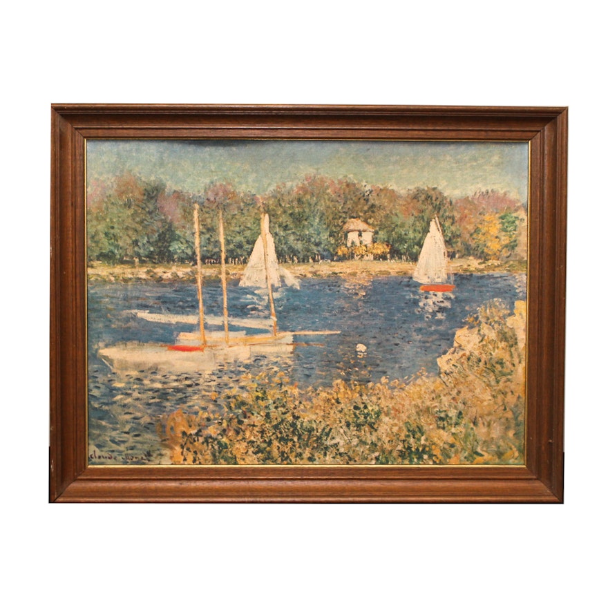 Giclée after Claude Monet "The Basin at Argenteuil"