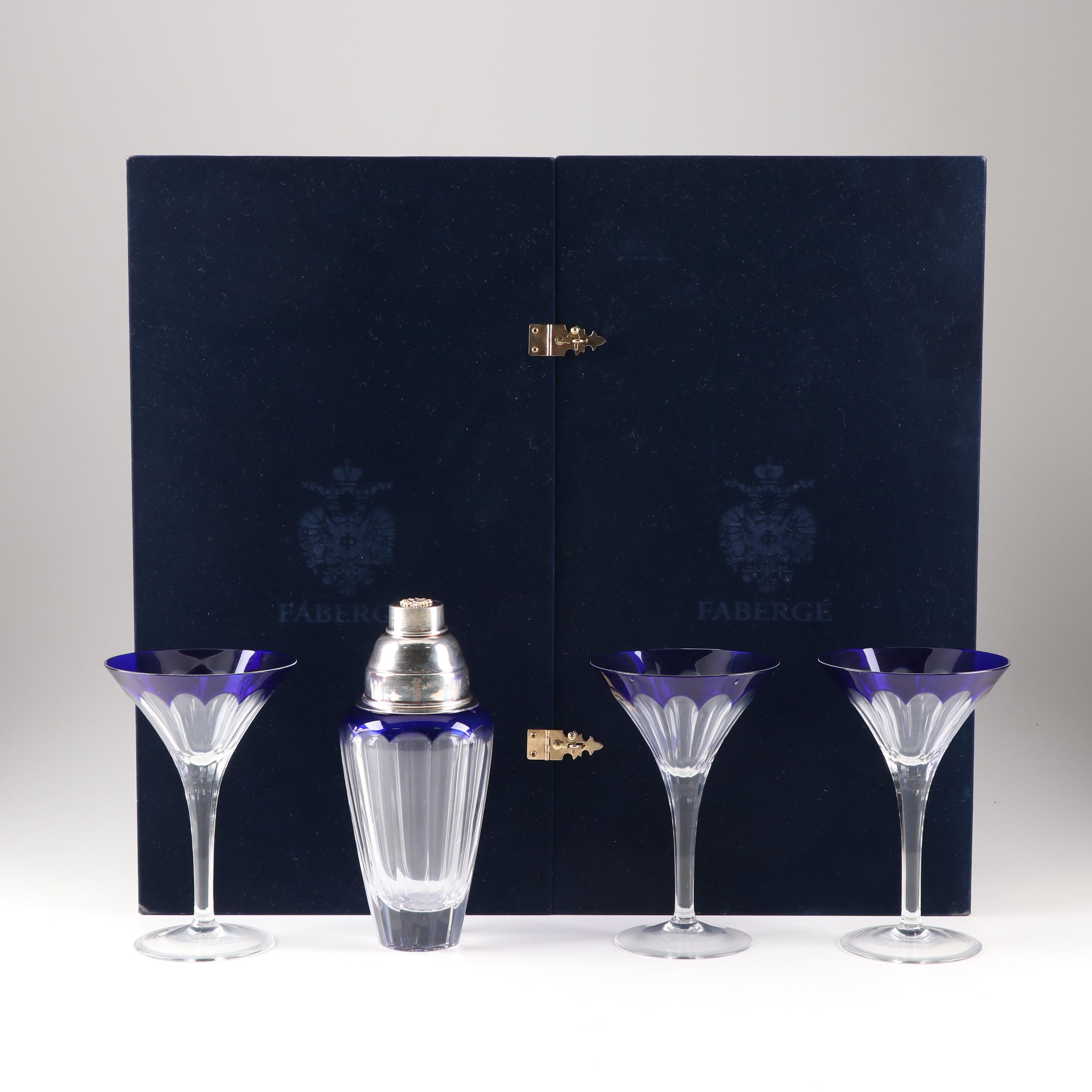 Faberge "Grand Duke" Martini Set
