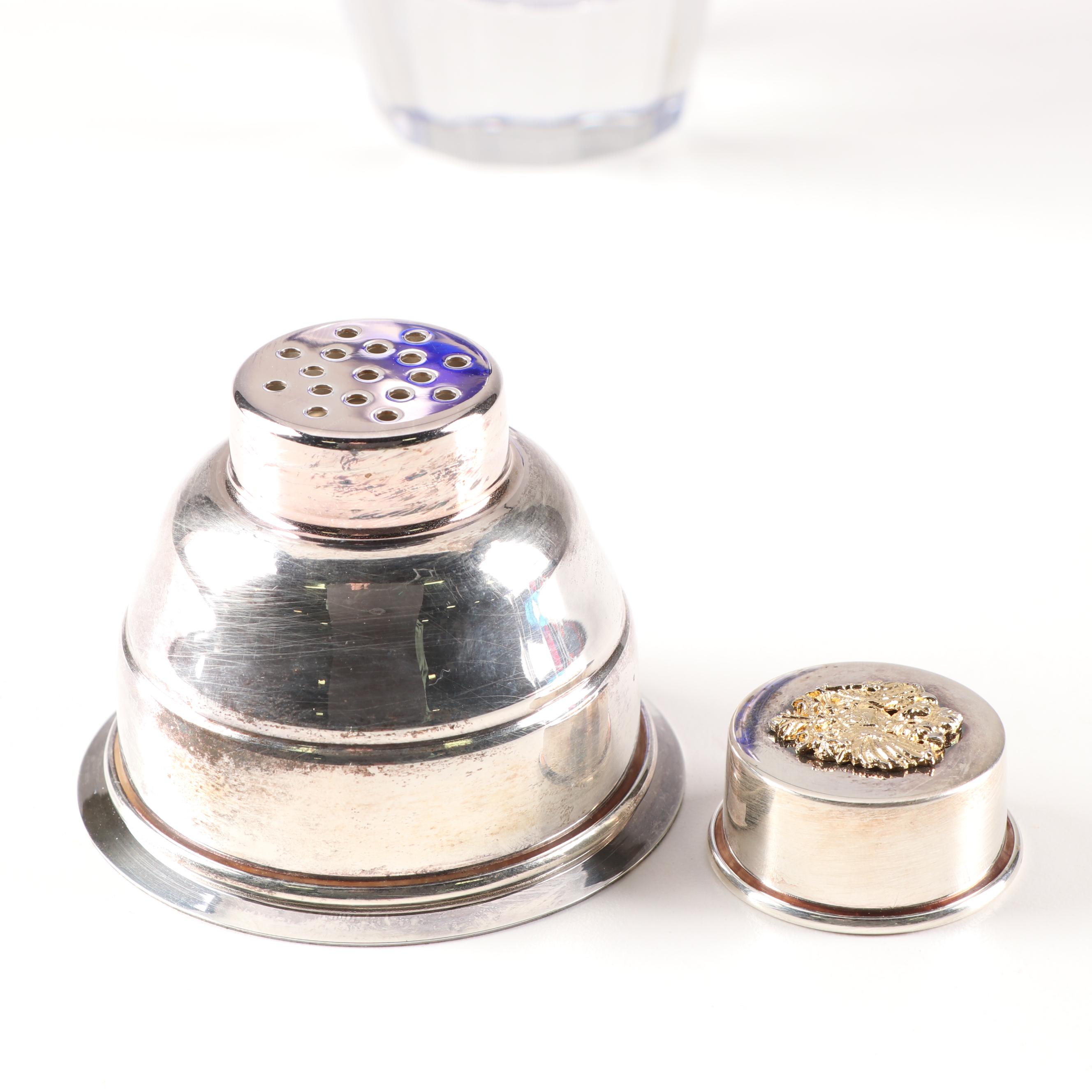 Faberge "Grand Duke" Martini Set