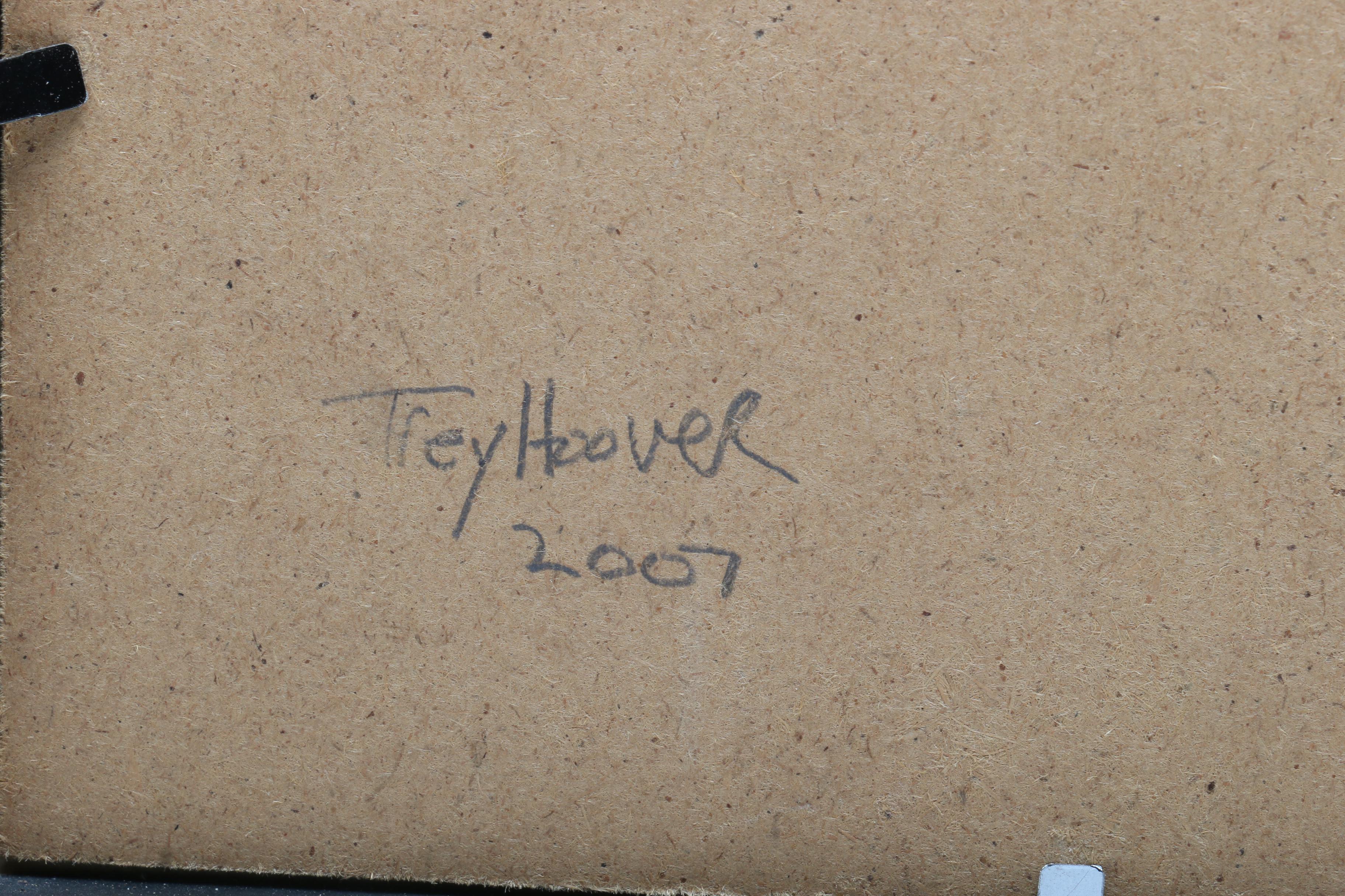 Trey Hoover Artist Proof Monotype "Button Boy (Boy from the Cul-de-sac)"