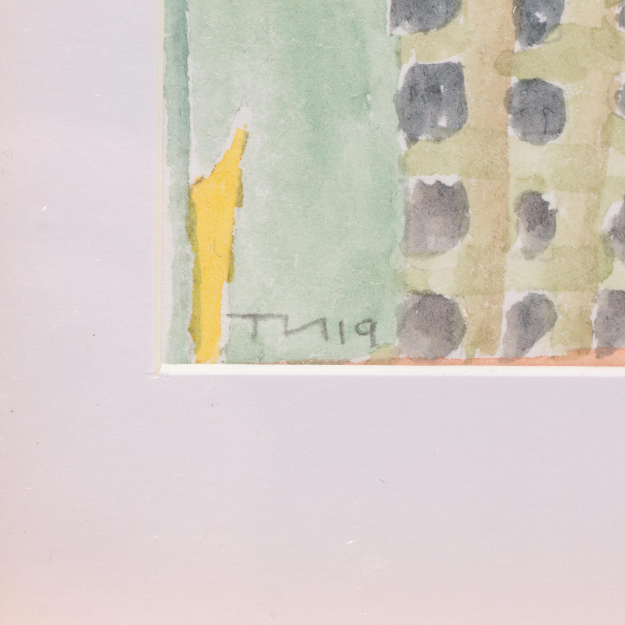 Trey Hoover Contemporary Abstract Watercolor Painting