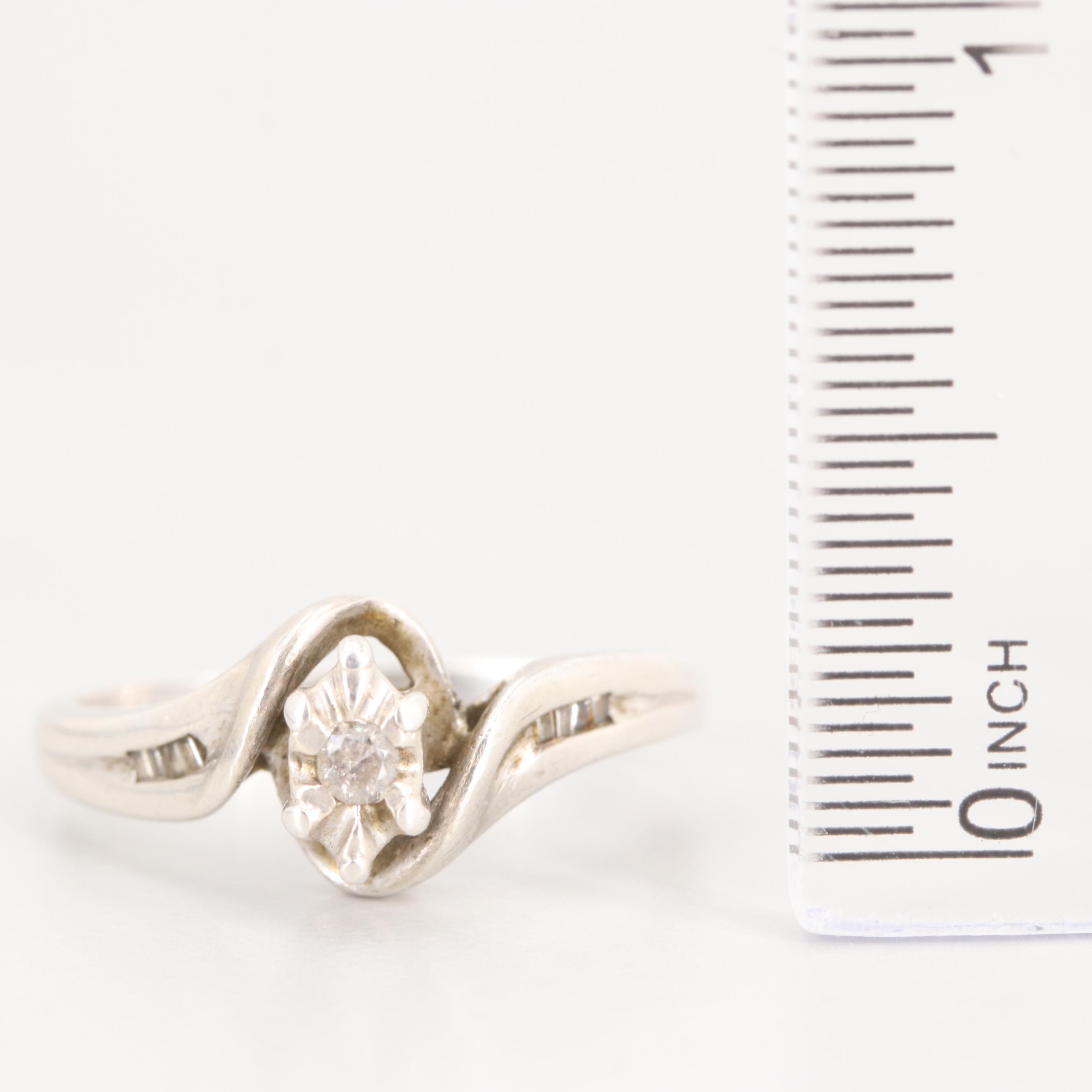 Sterling Silver Diamond Rings