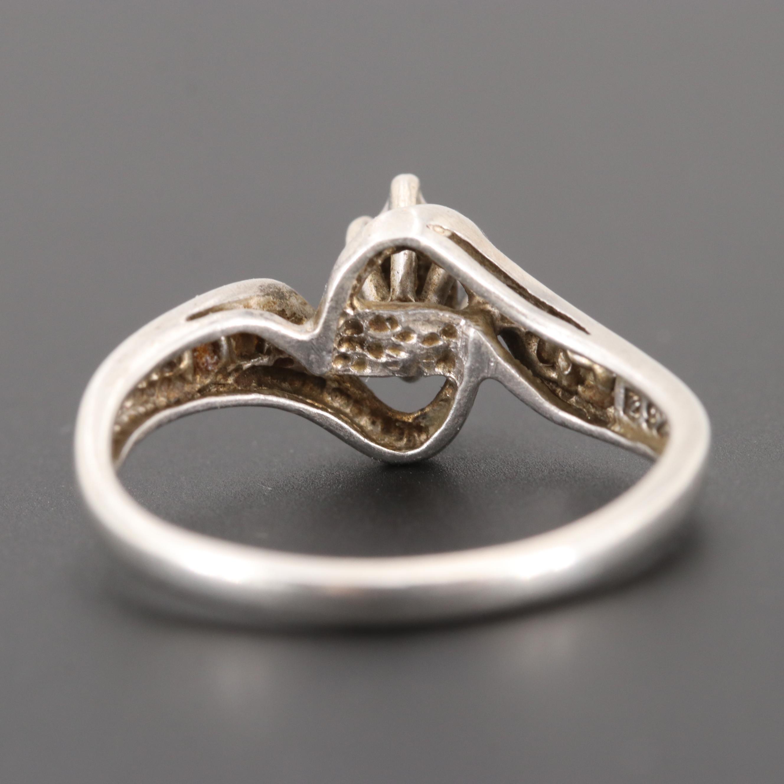 Sterling Silver Diamond Rings