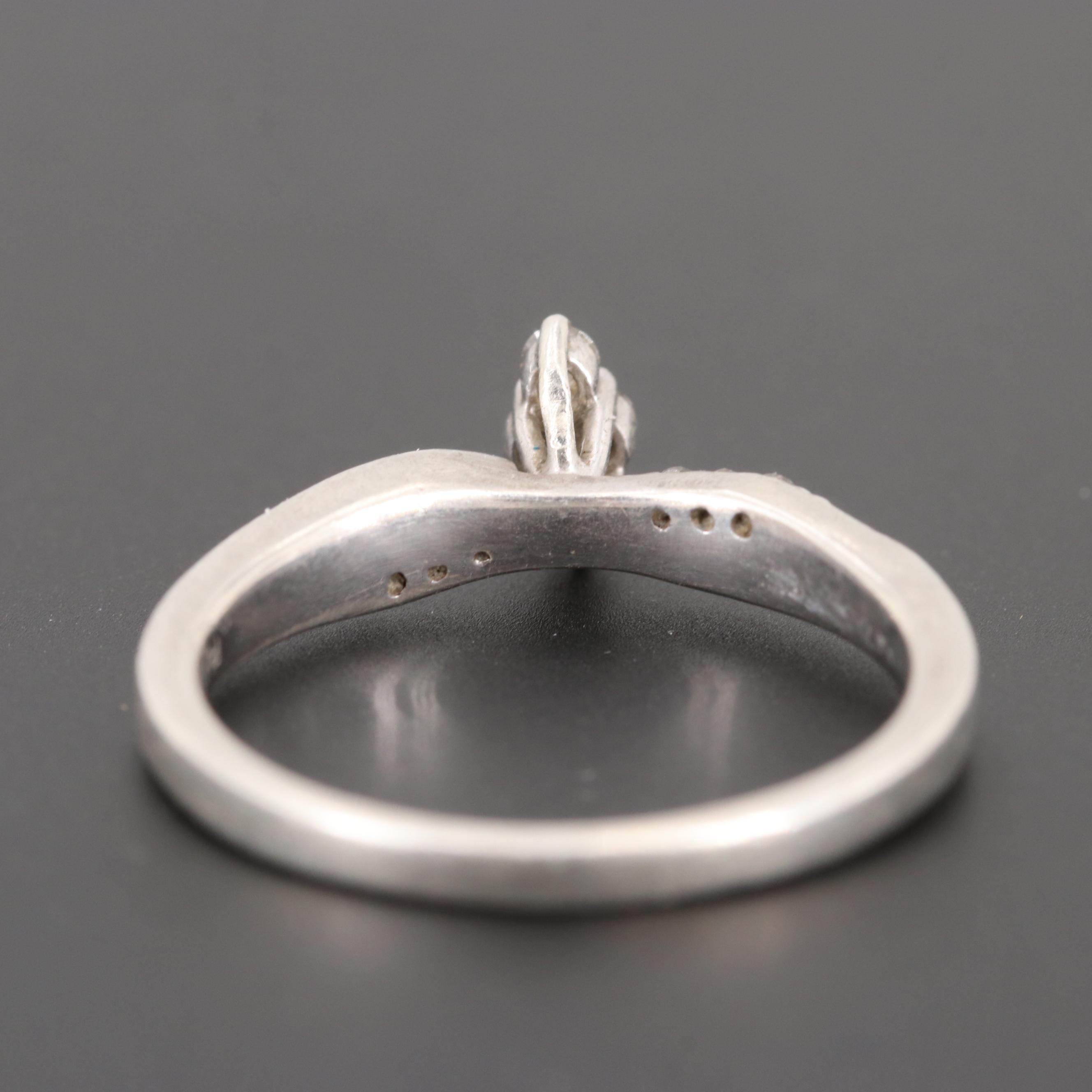 Sterling Silver Diamond Rings