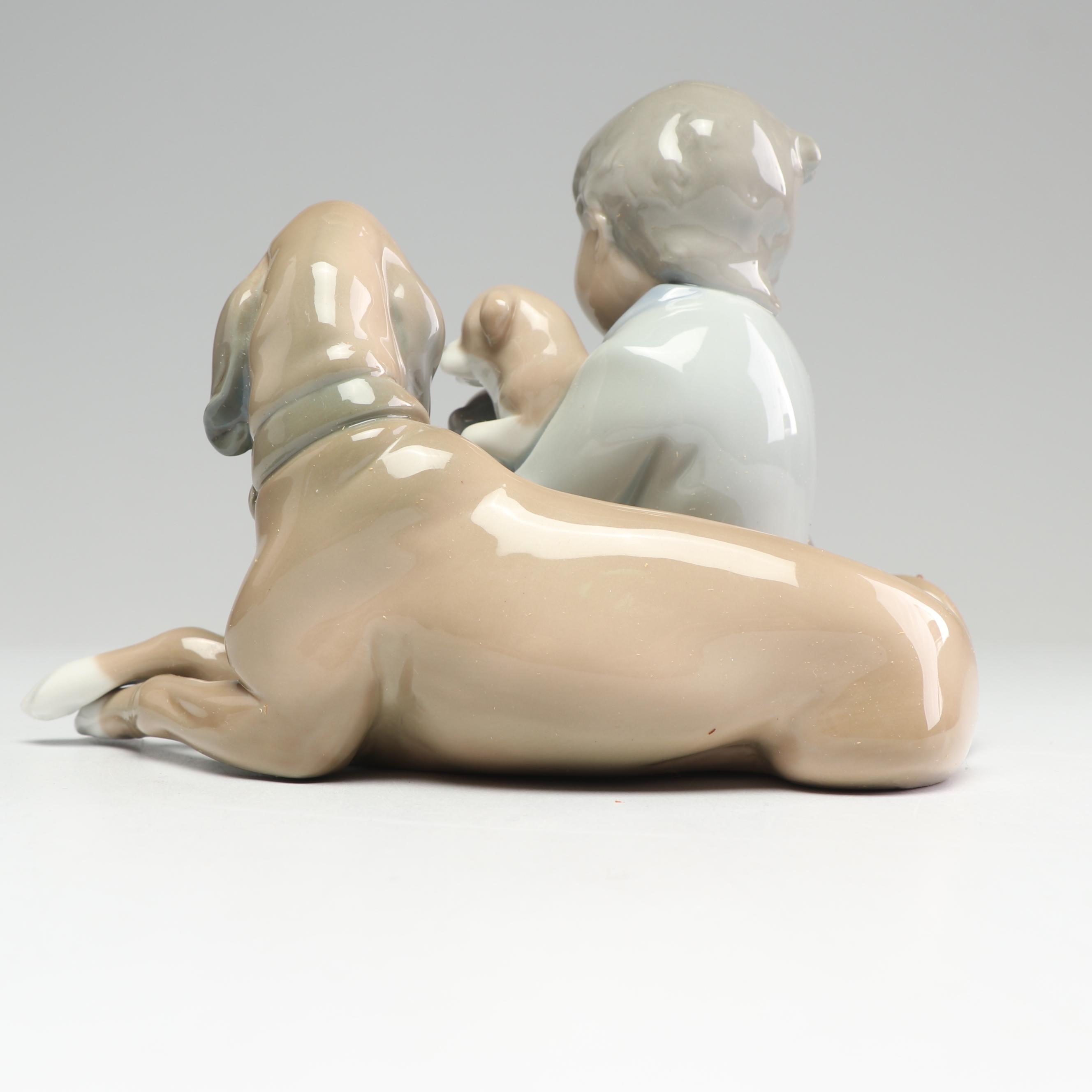 Lladró "New Playmates" #5456 Porcelain Figurine
