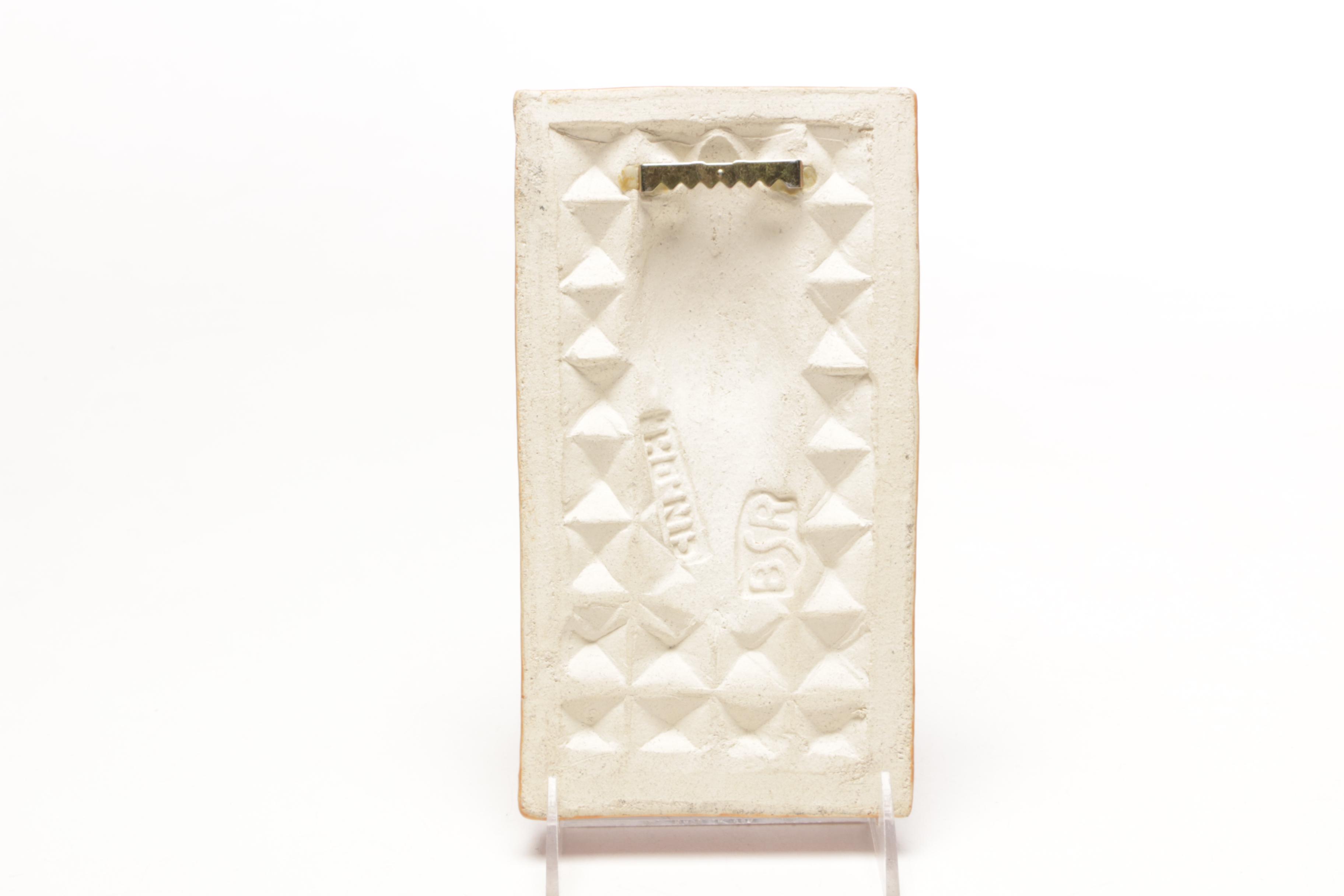 Brenda S. Richardson Relief Owl Ceramic Tile