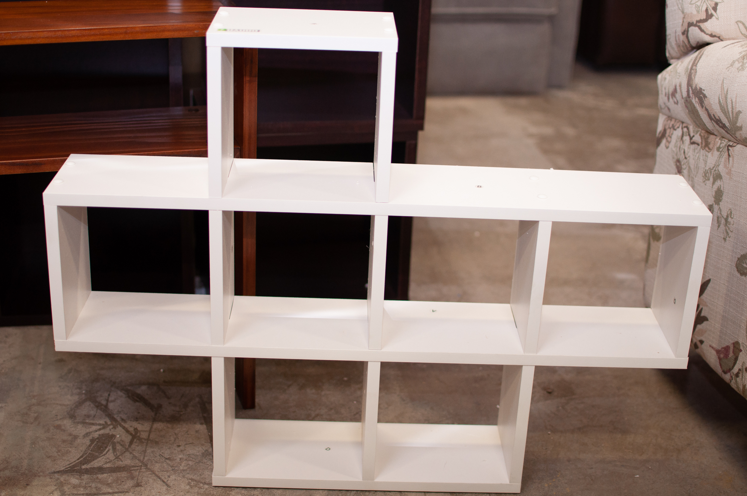 Wooden Cubicle Shelving and Storage, Contemporary