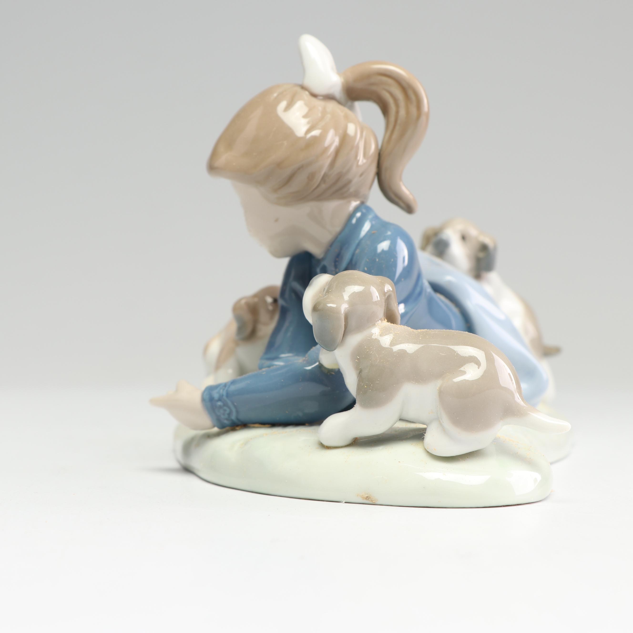 Lladró "Playful Romp" Porcelain Figurine