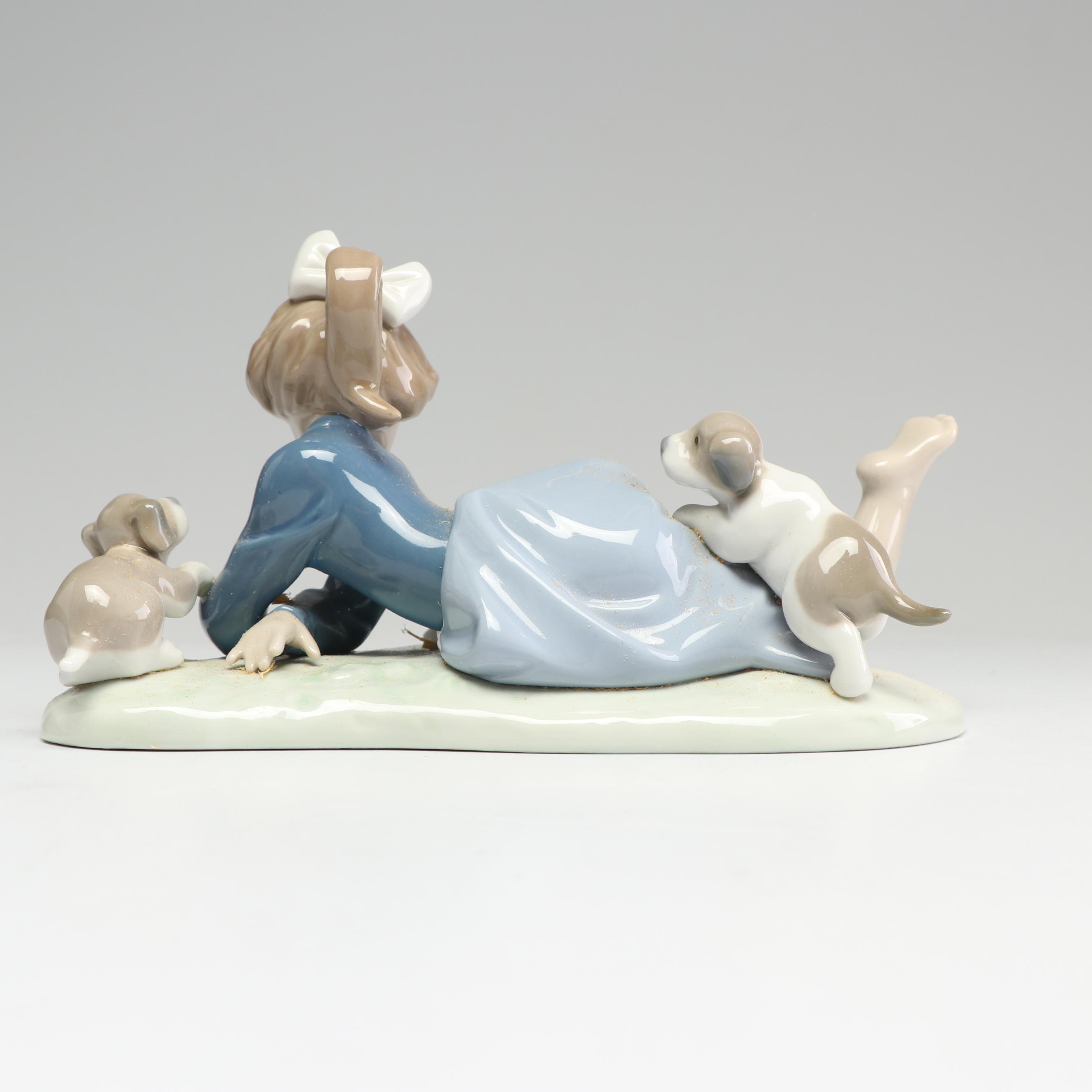 Lladró "Playful Romp" Porcelain Figurine