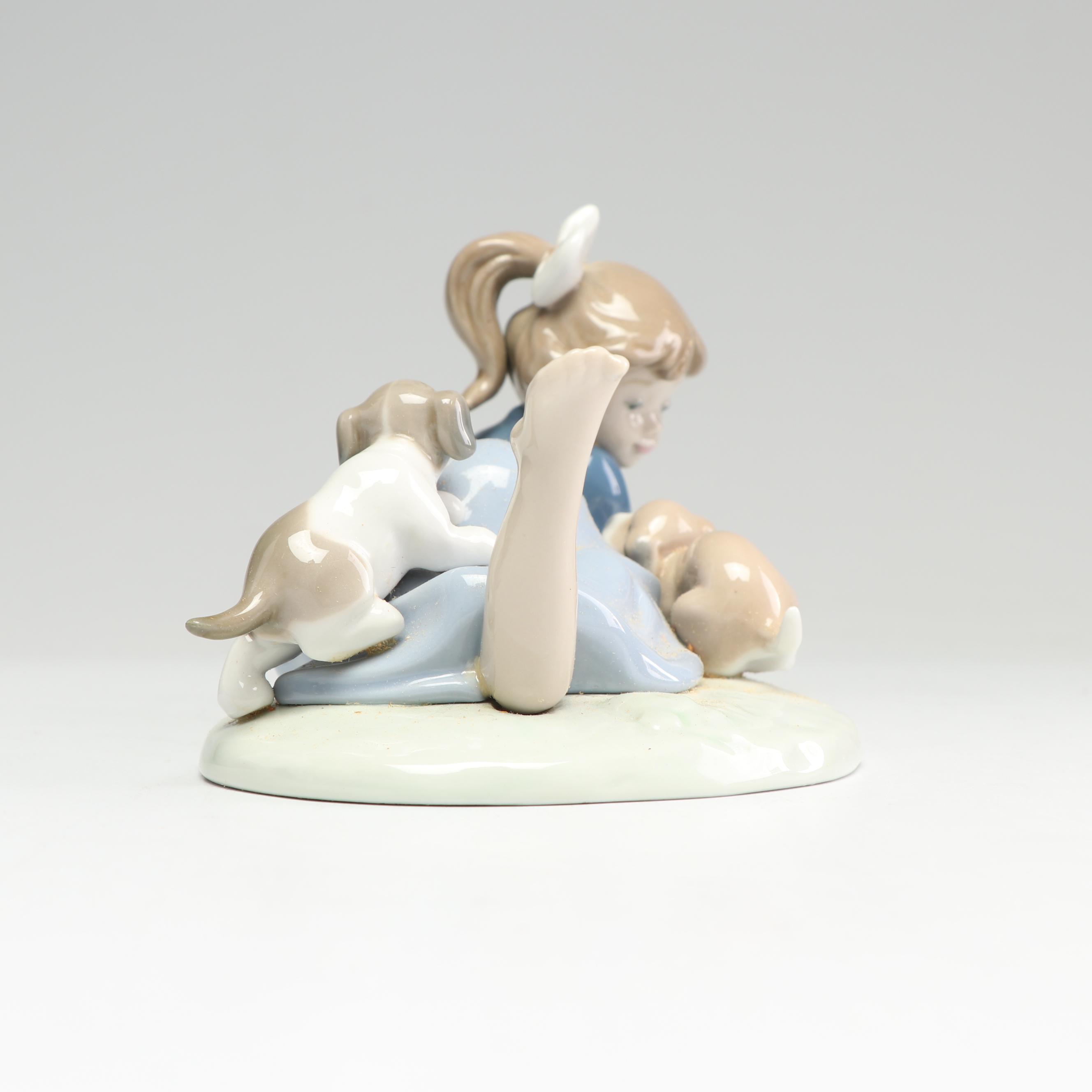 Lladró "Playful Romp" Porcelain Figurine