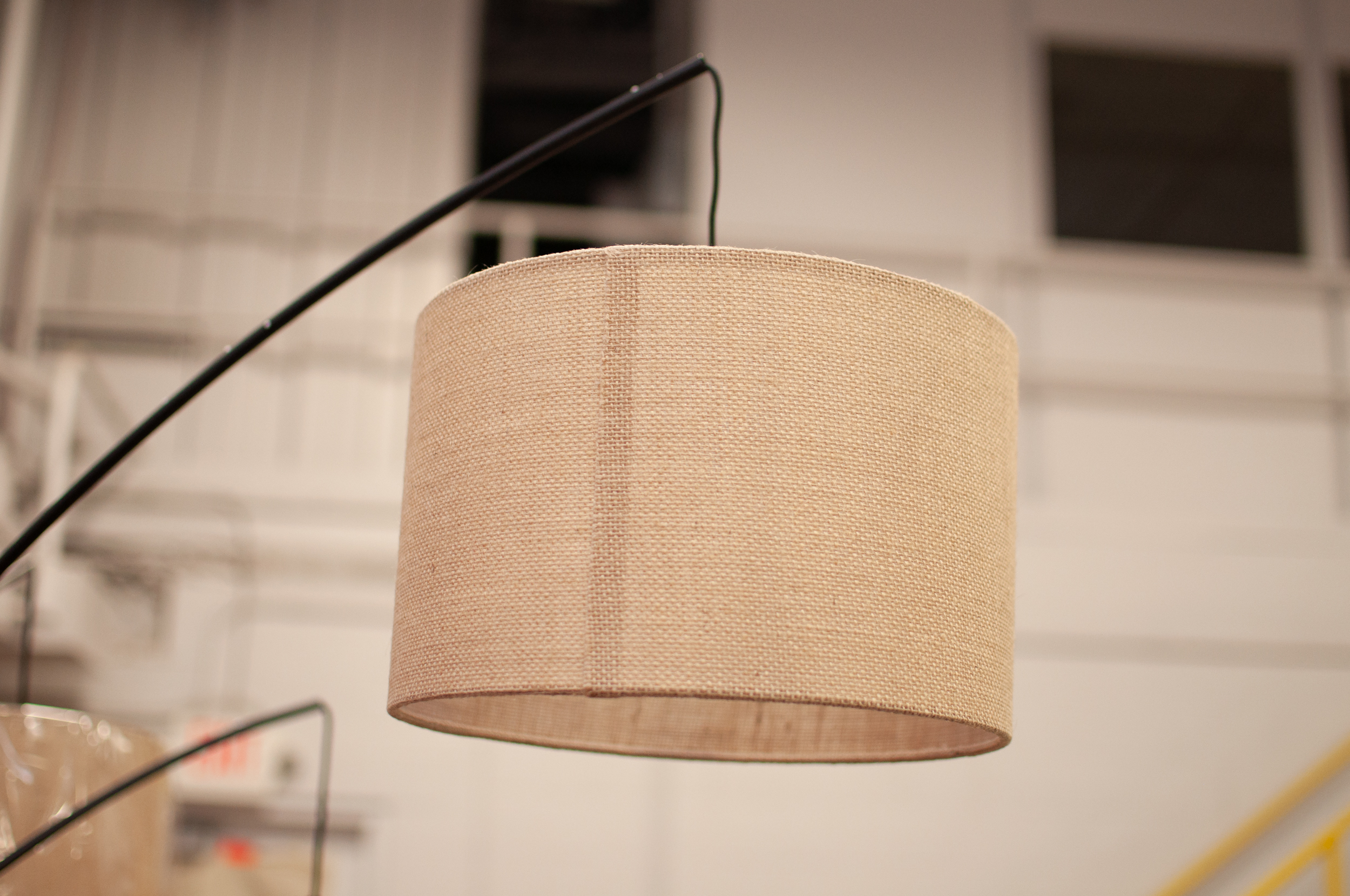 Three Shade Arc Floor Lamp, Contemporary