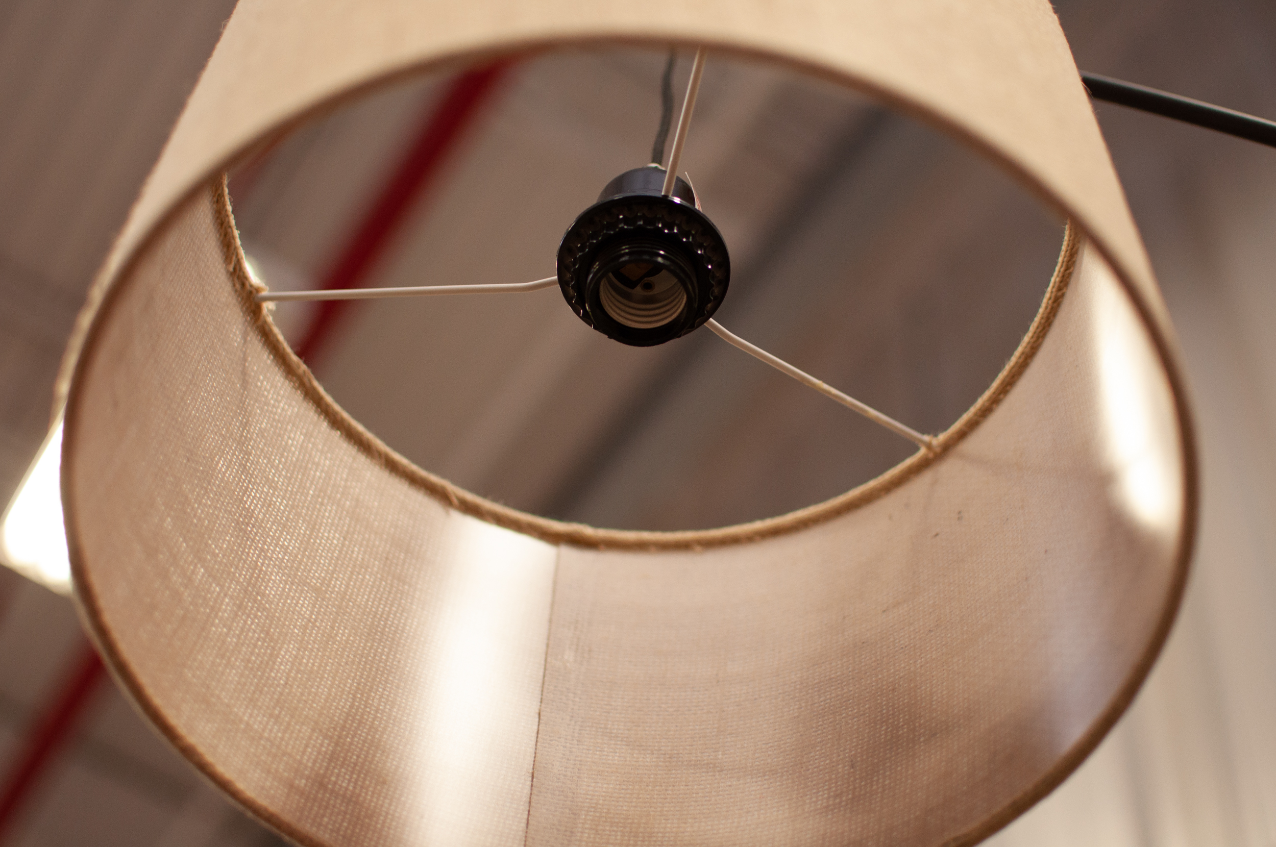 Three Shade Arc Floor Lamp, Contemporary