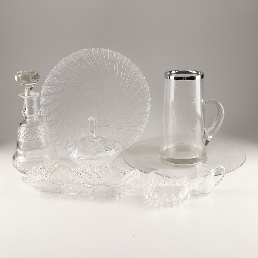 Cut Glass Serving Pieces