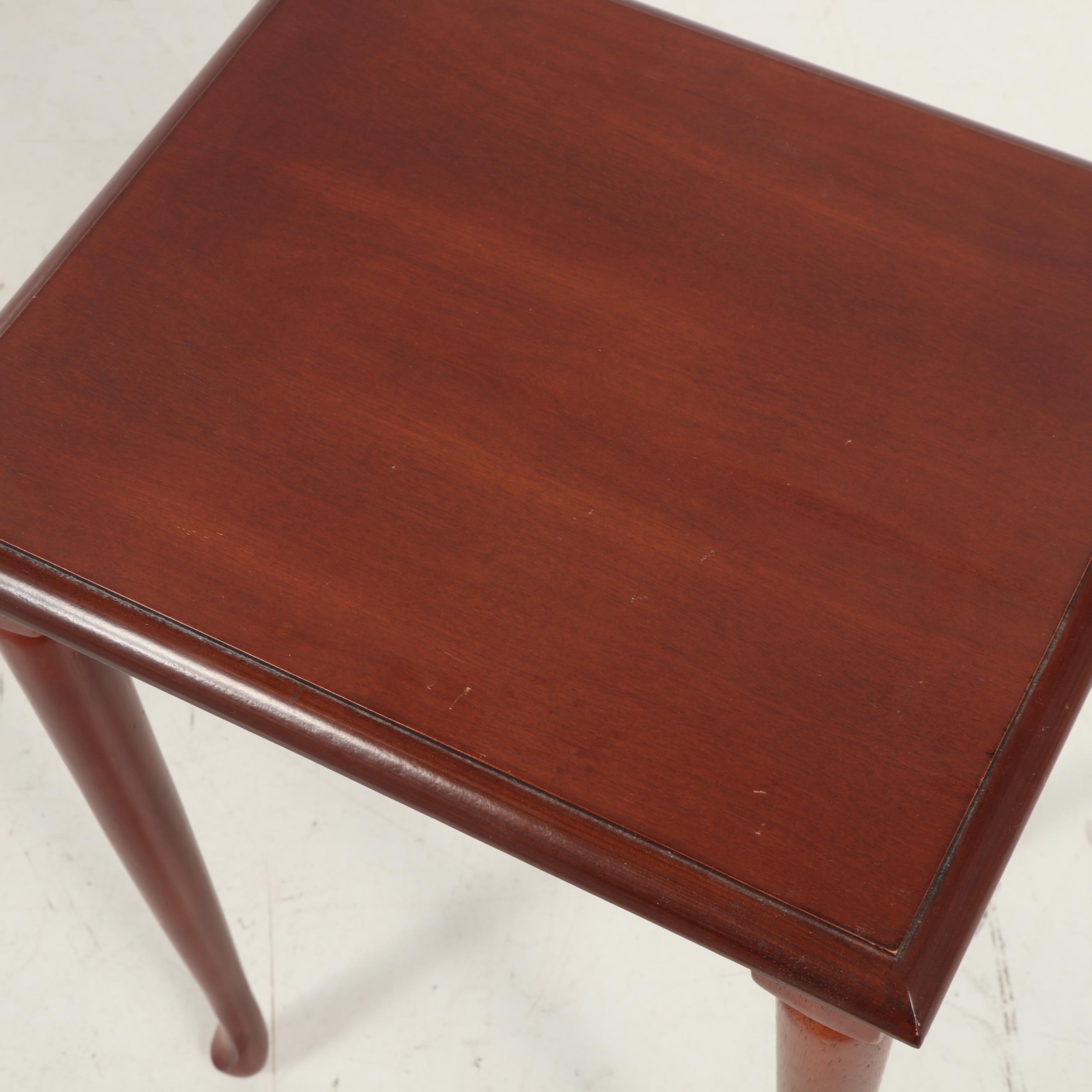 Vintage Wooden Nesting Tables