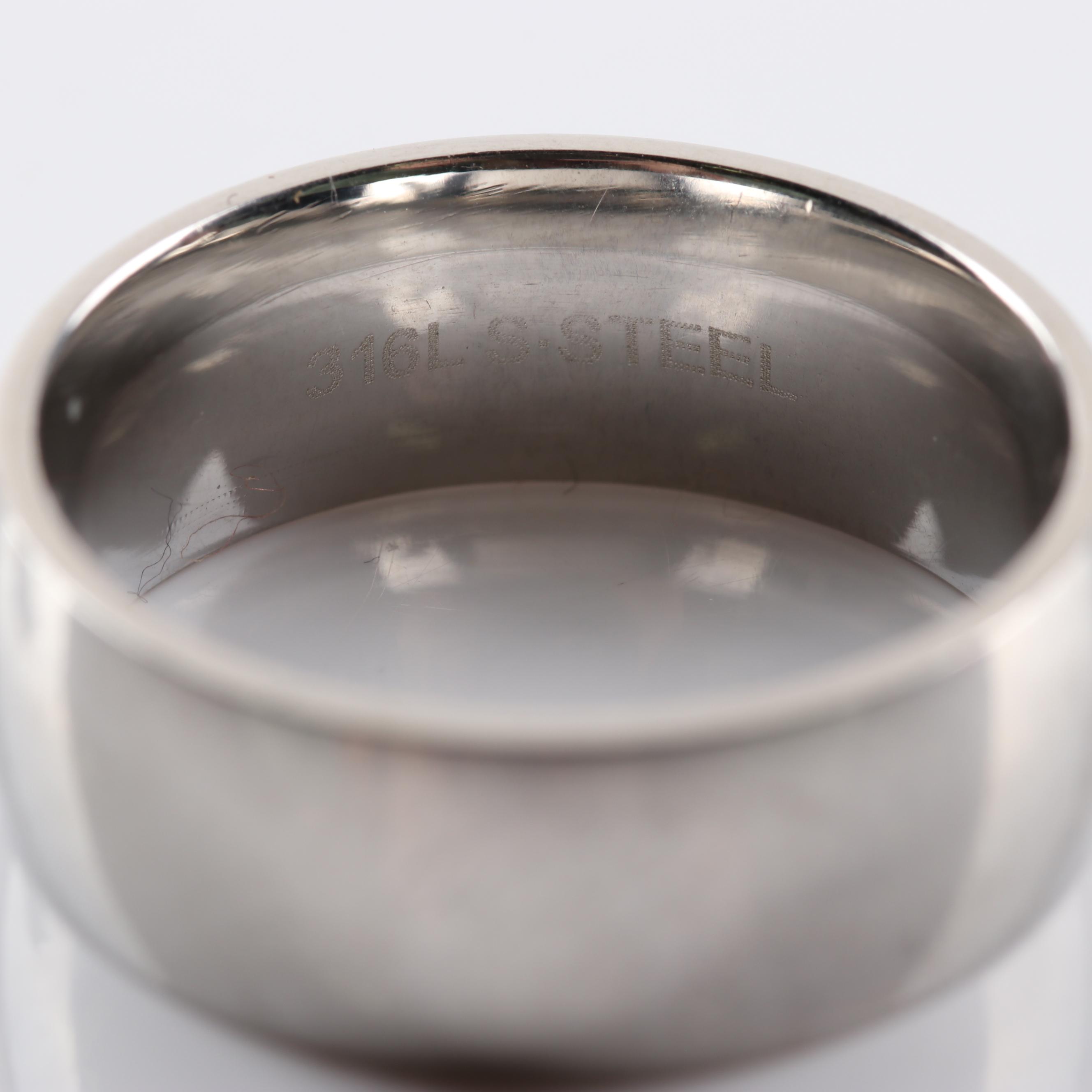 Disney Stainless Steel Death Star Earrings and Ring