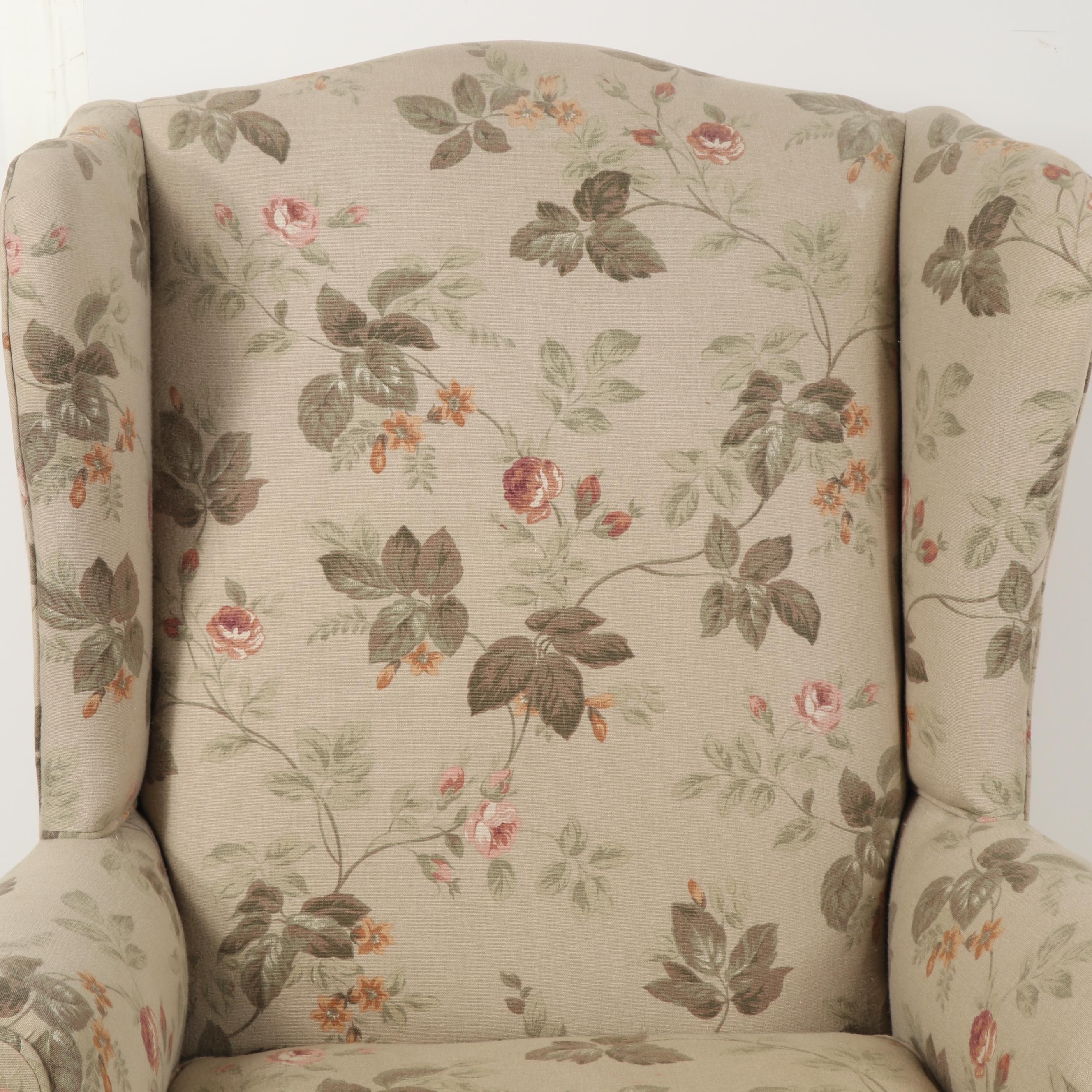 Vintage Floral Armchair
