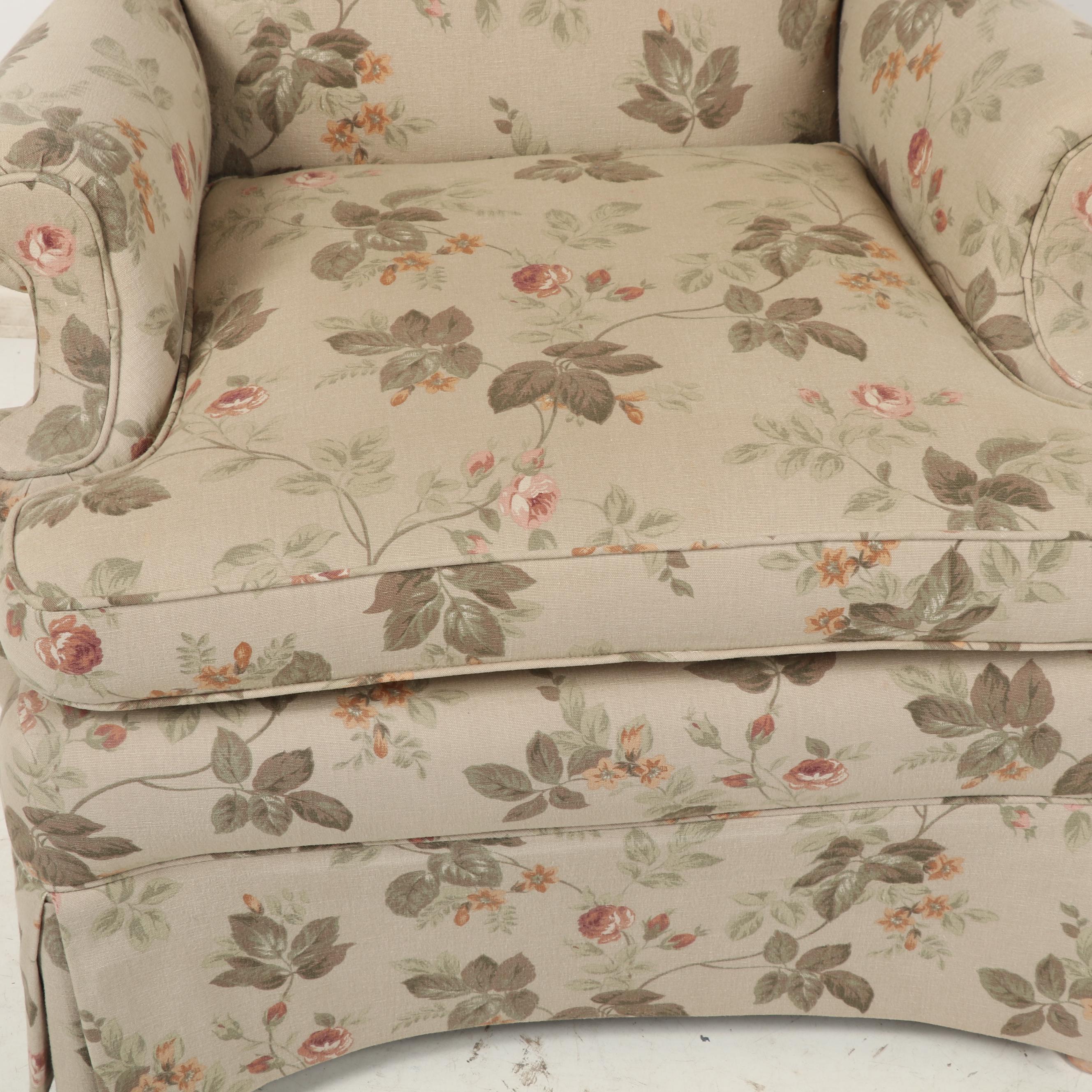 Vintage Floral Armchair