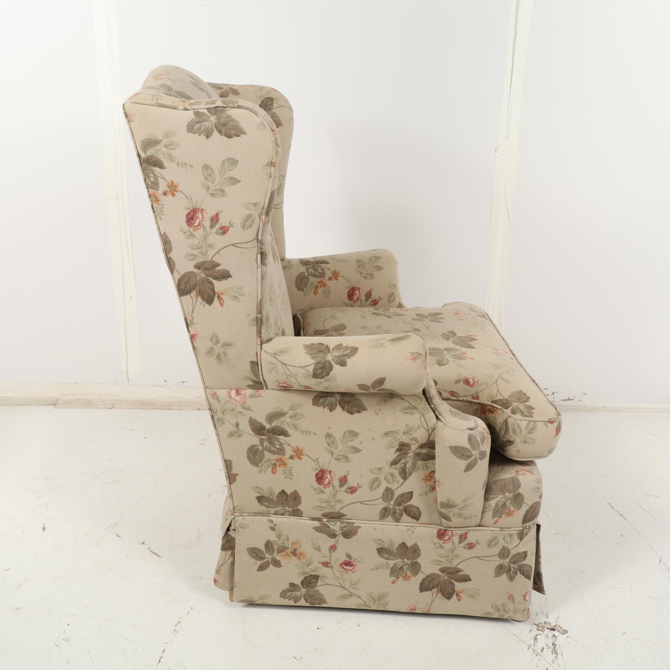 Vintage Floral Armchair