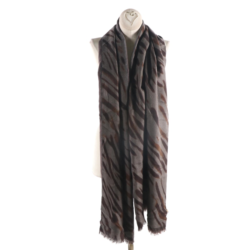 Loro Piana Cashmere and Silk Blend Scarf