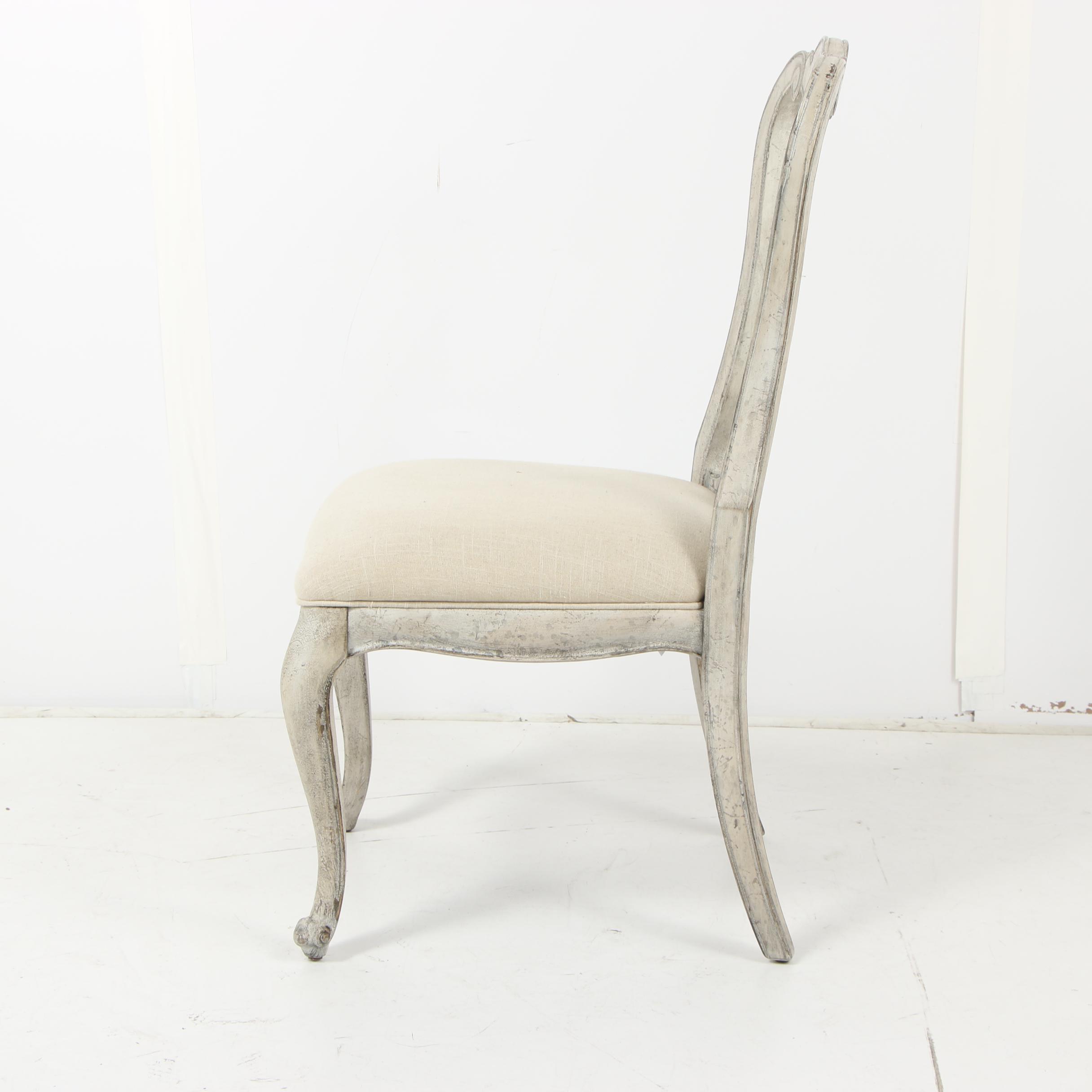 Contemporary Hooker Distressed Wooden Dining Chairs