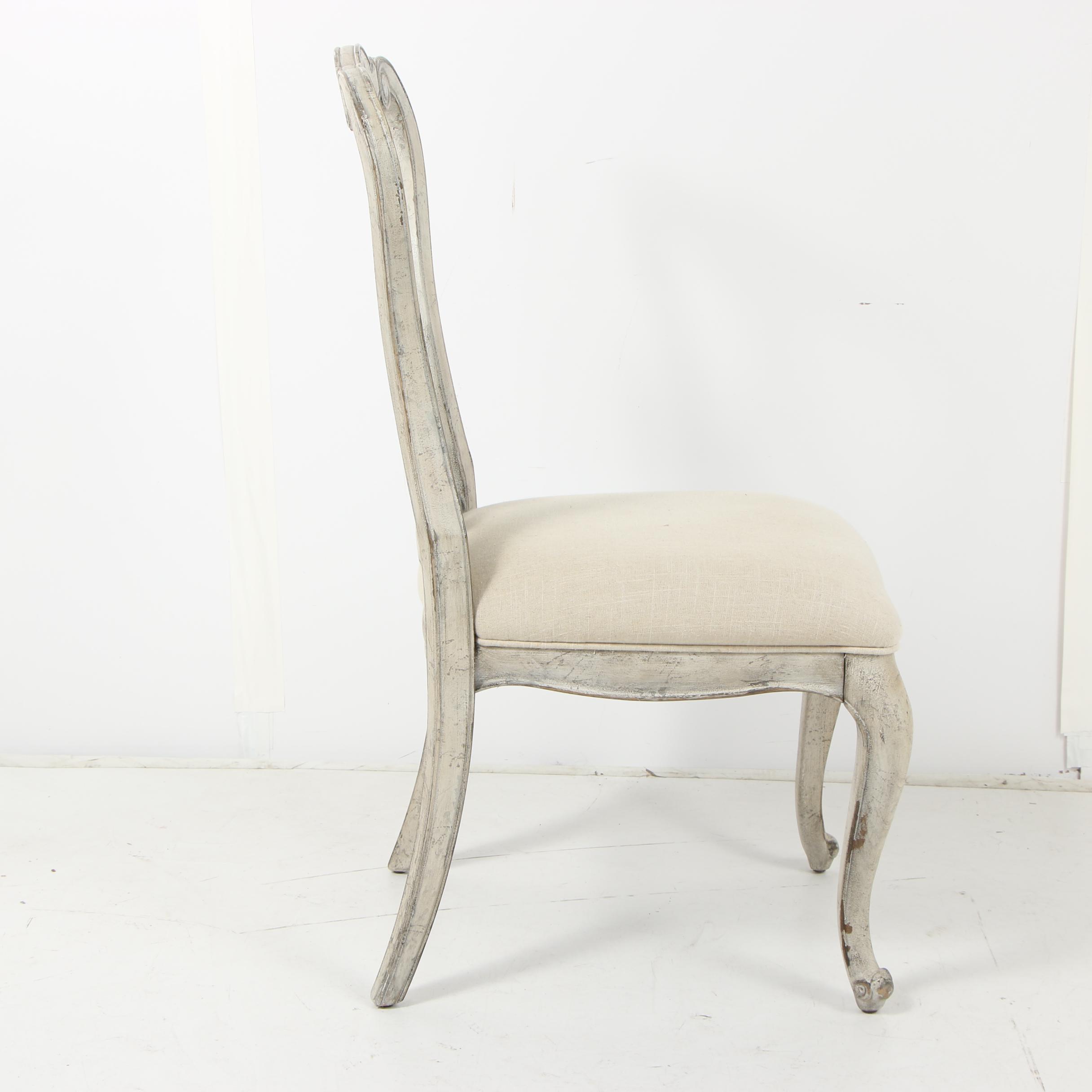 Contemporary Hooker Distressed Wooden Dining Chairs