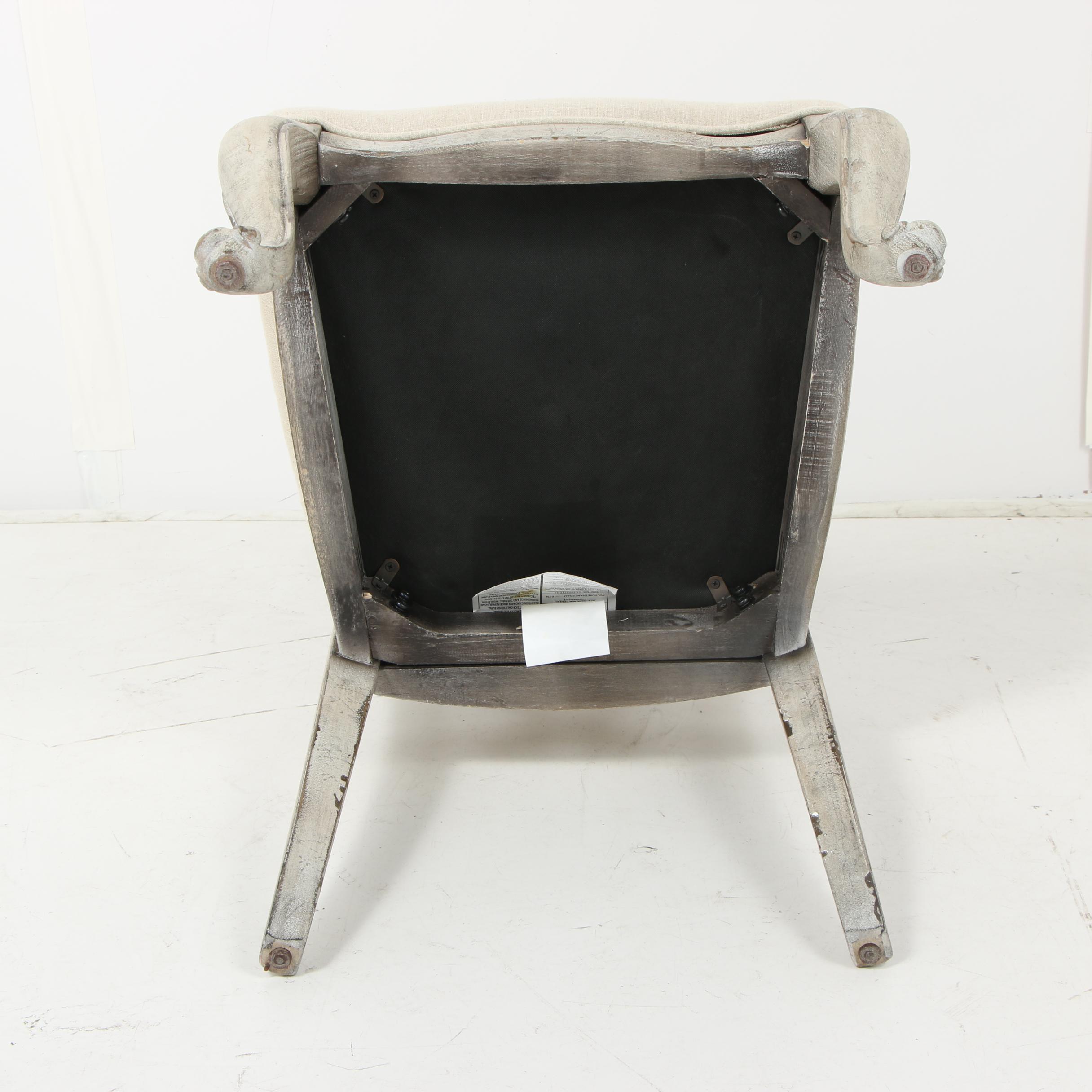 Contemporary Hooker Distressed Wooden Dining Chairs