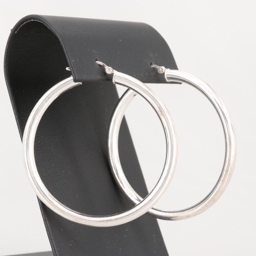 Sterling Silver Hoop Earrings